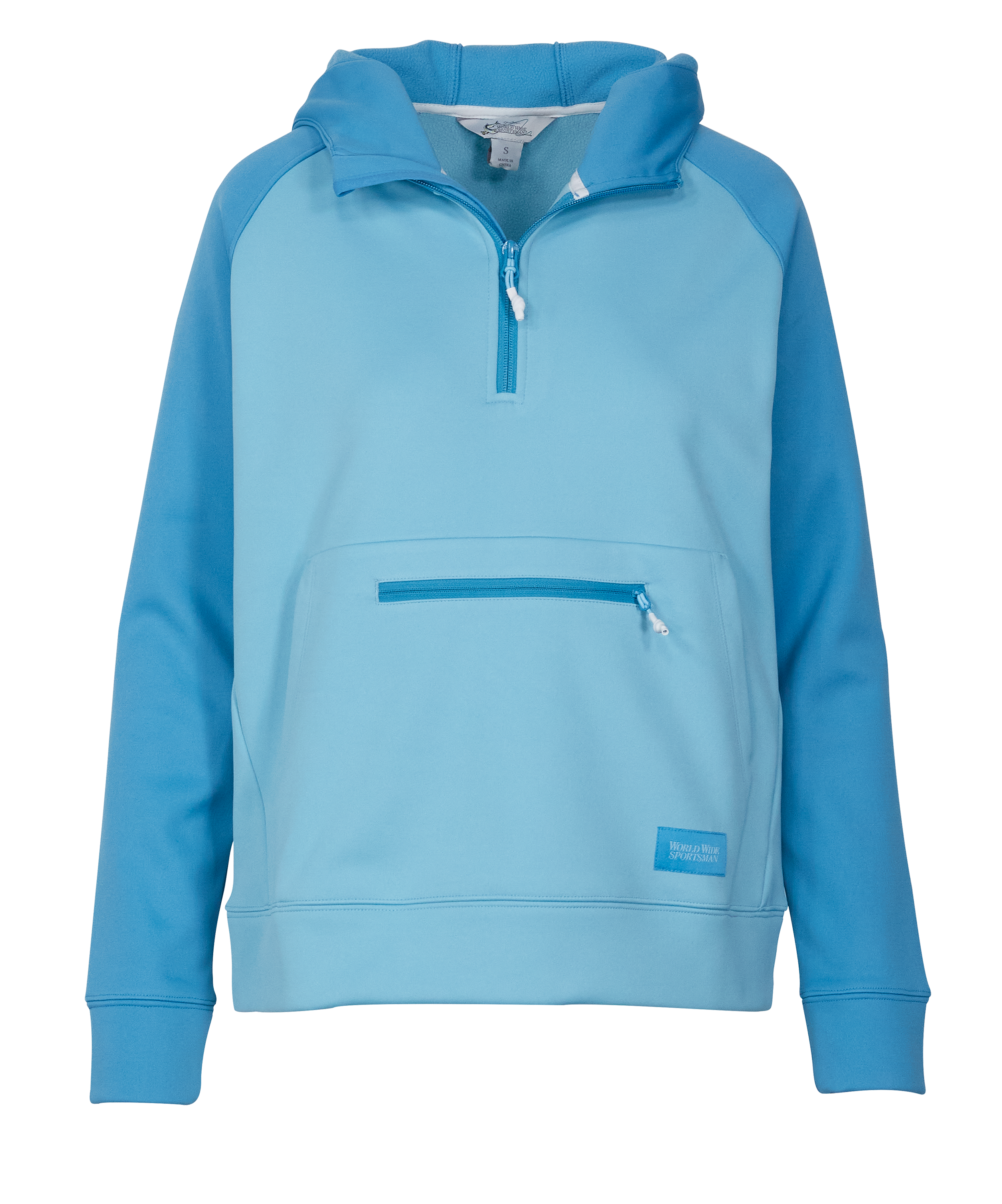 Image of World Wide Sportsman Daybreak Long-Sleeve Hoodie - Milky Blue/Navagio Bay