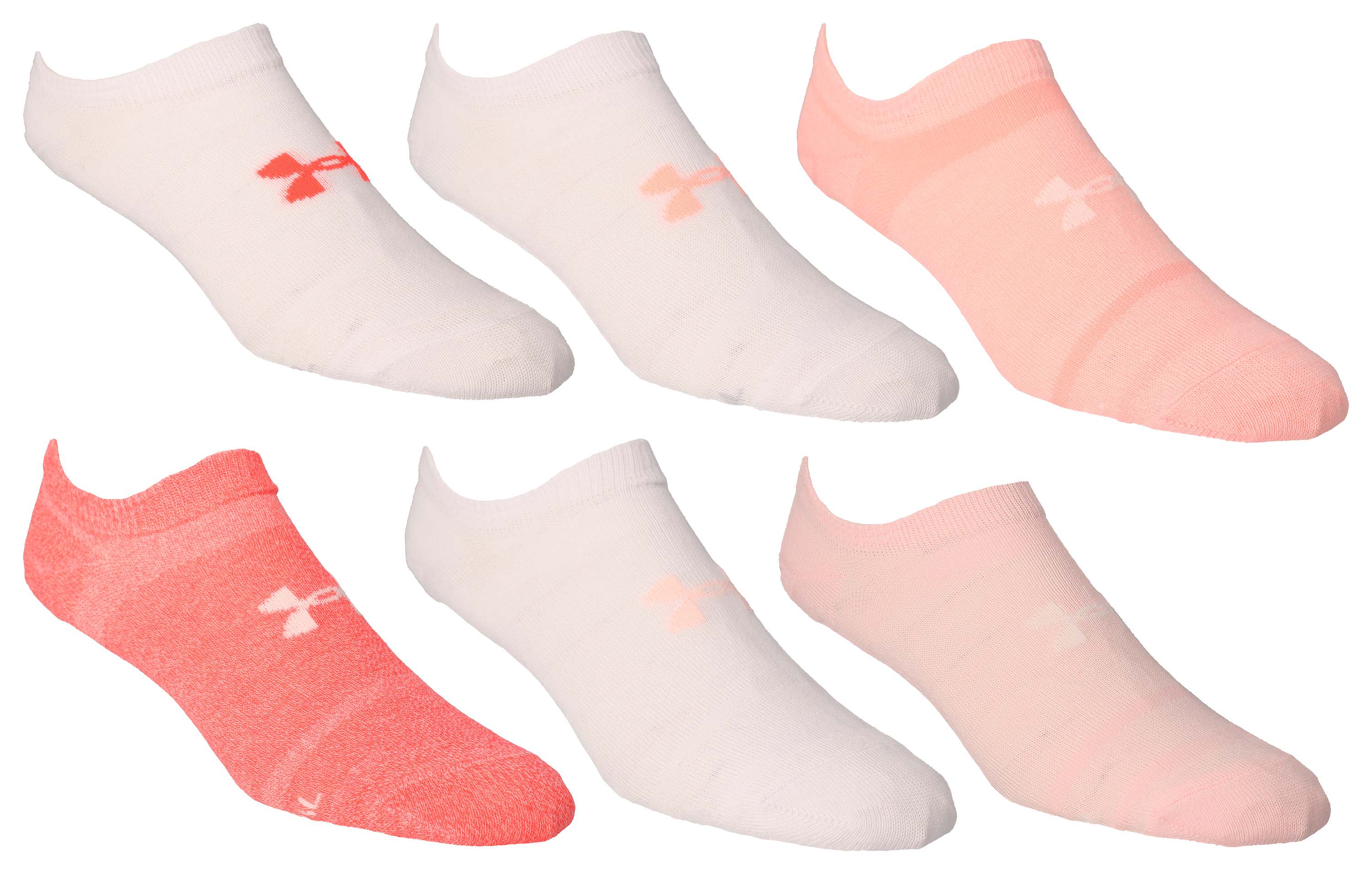 Image of Under Armour Essentials Socks for Ladies - Beta Tint/White