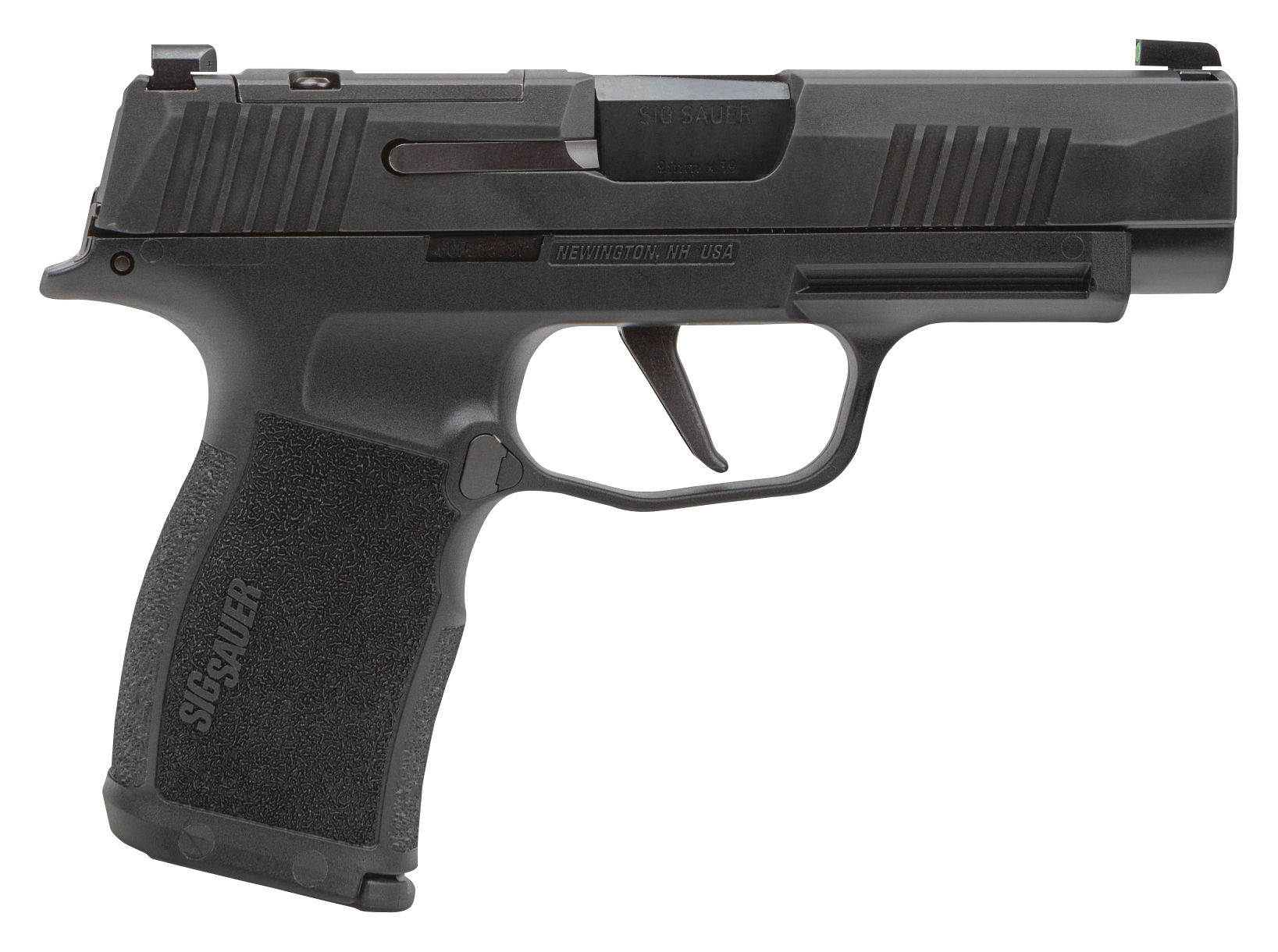 Image of Sig Sauer P365 XL Semi-Auto Pistol with X-RAY3 Tritium Sights - 9mm - Black - Black - 10 + 1