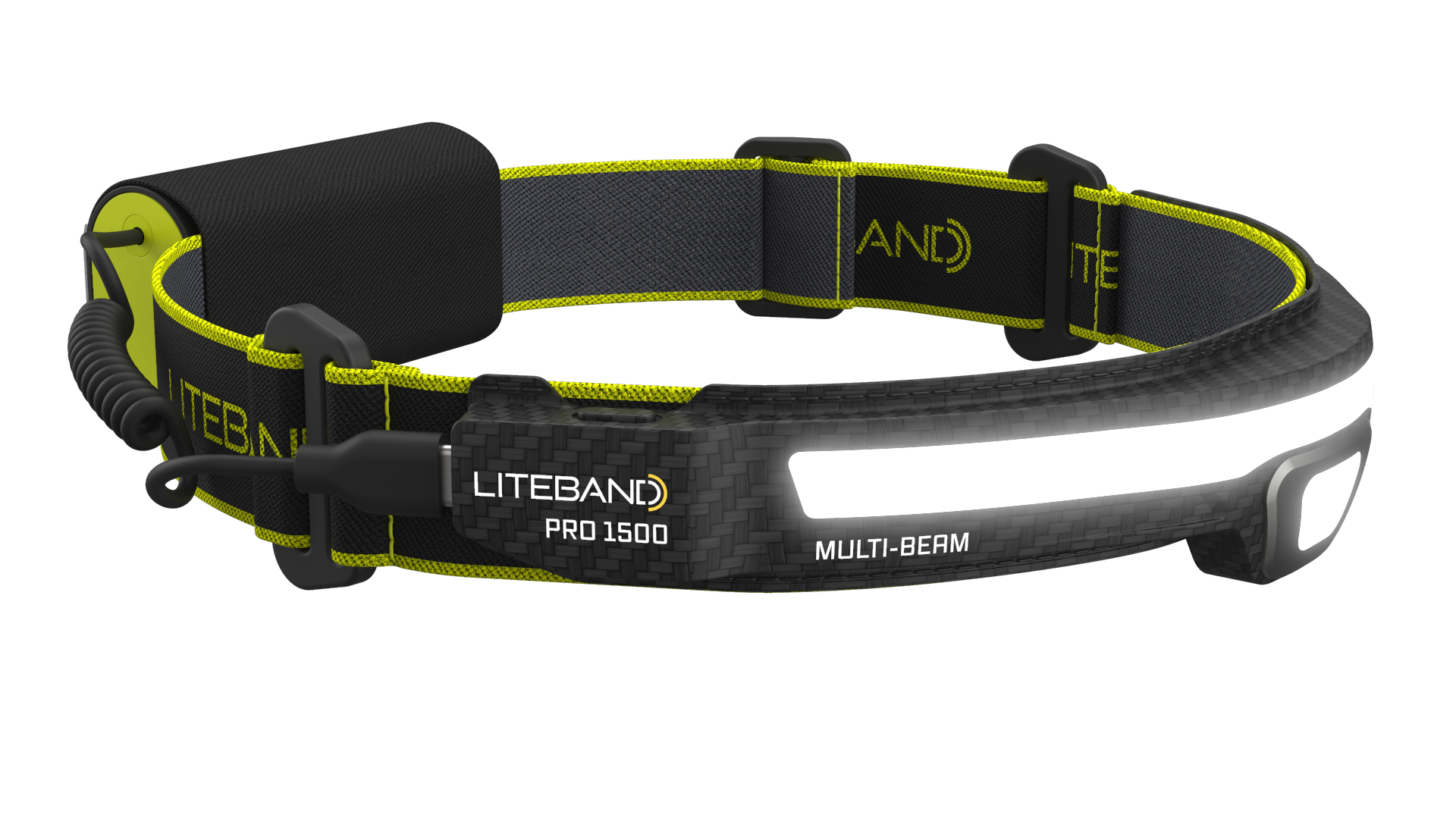 Liteband PRO 1500 Multi-Beam LED Headlamp - Carbon Fiber