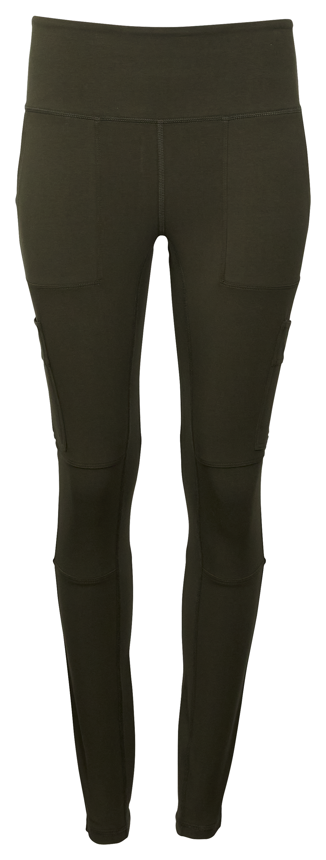 Image of Natural Reflections Knit Utility Leggings - Forest Night
