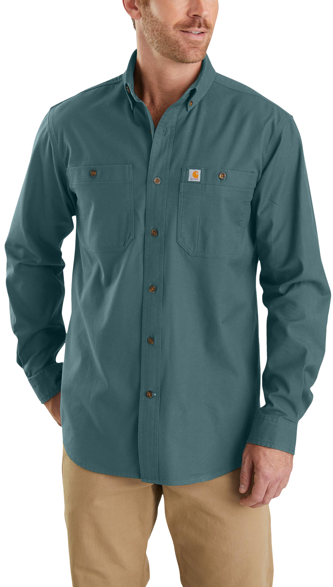 Carhartt Force Fishing-Sporting Button Down Shirt~XL Relaxed Fit