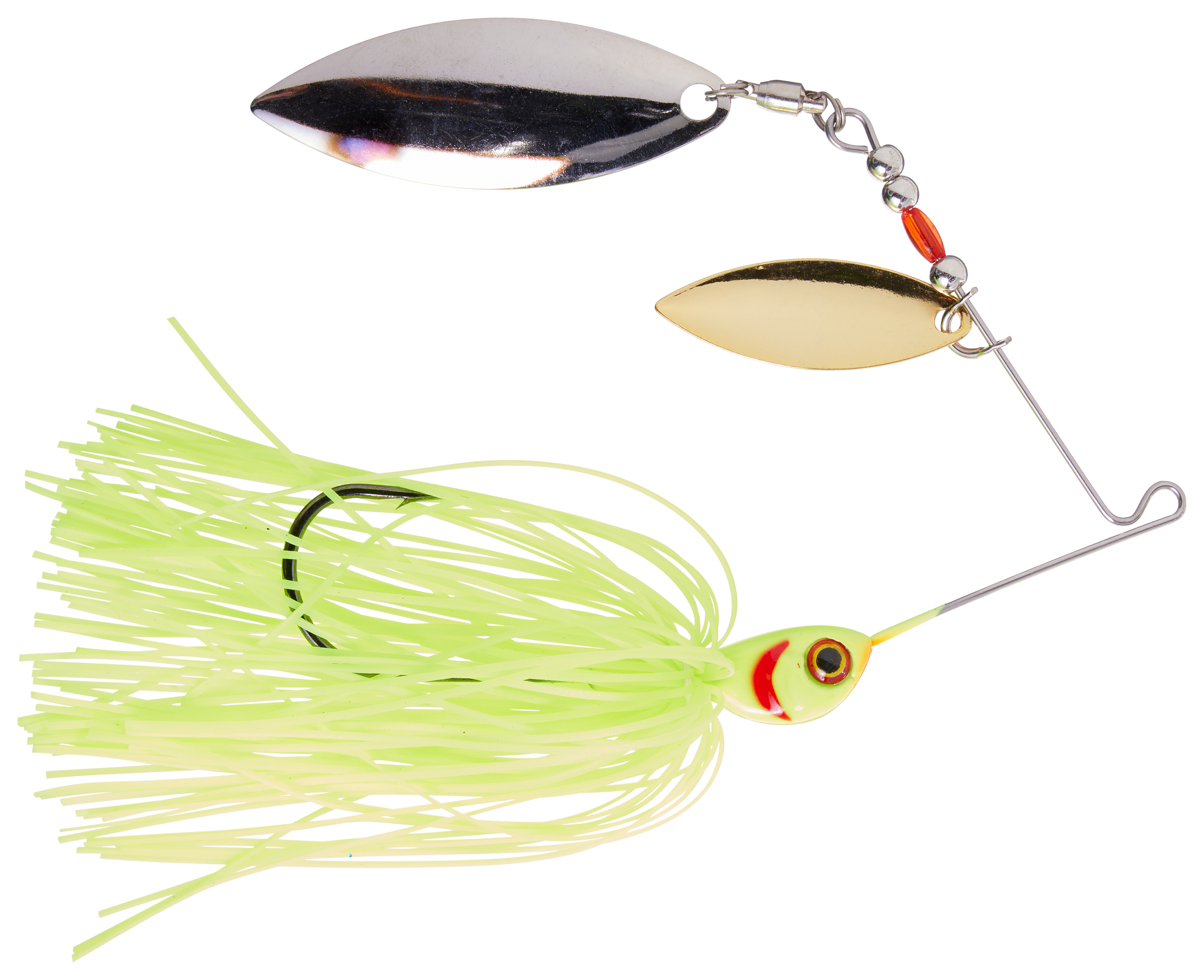 Bass Pro Shops Tourney Special Double Willow Spinnerbait - Chartreuse - 1/4 oz