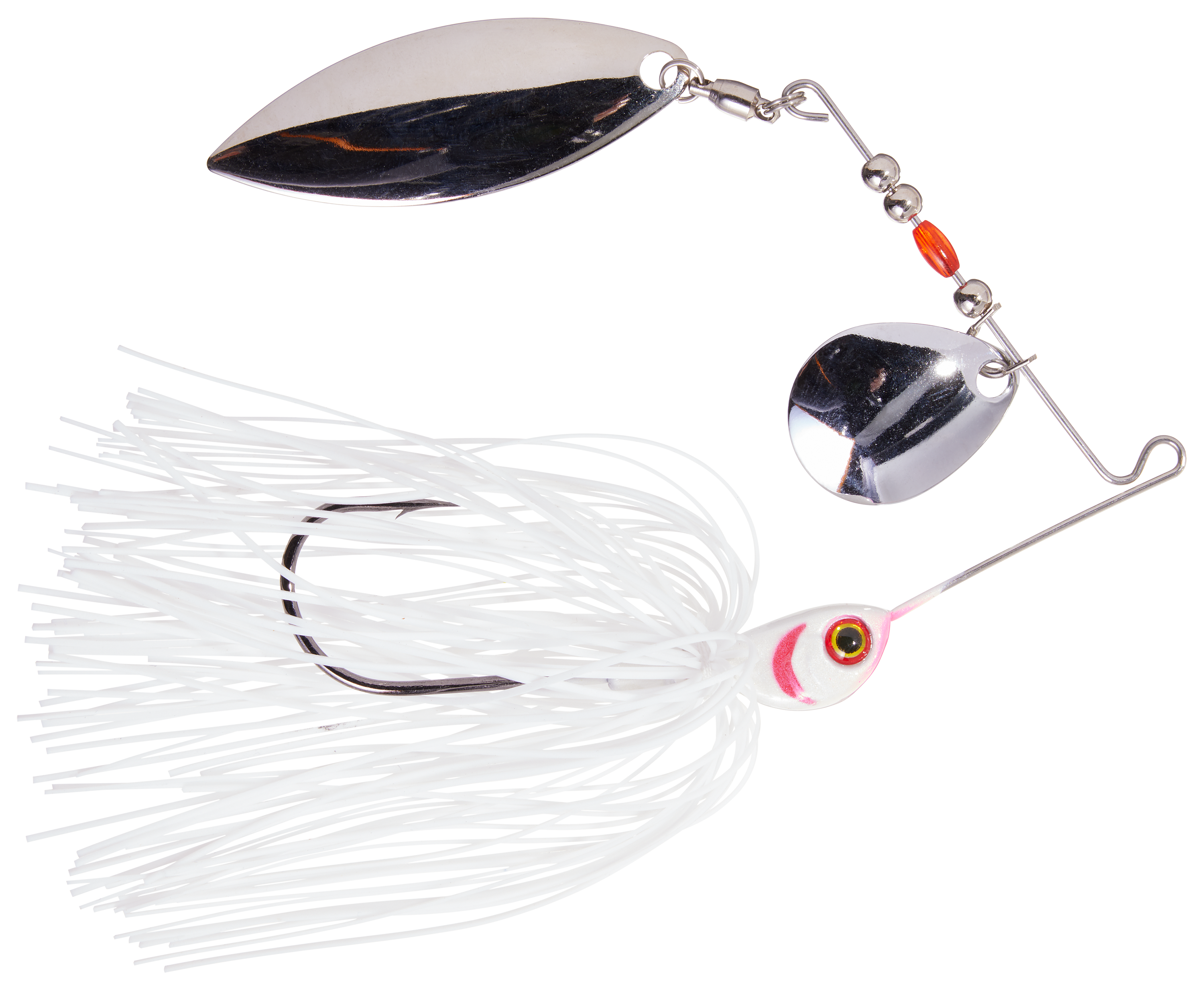 Bass Pro Shops Tourney Special Tandem Spinnerbait - White - 1/4 oz.