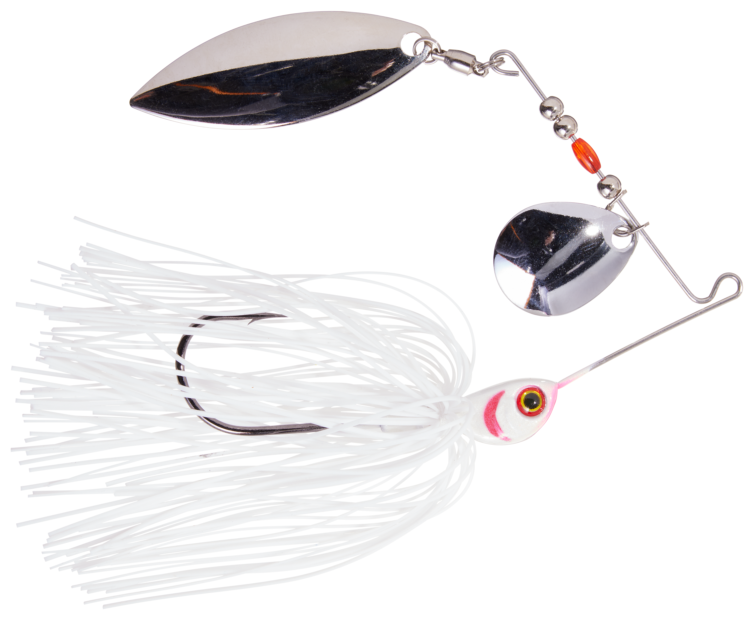 Bass Pro Shops Tourney Special Tandem Spinnerbait - White - 3/8 oz