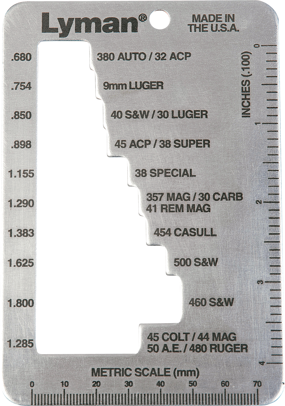 Lyman E-Zee Pistol Case Gauge