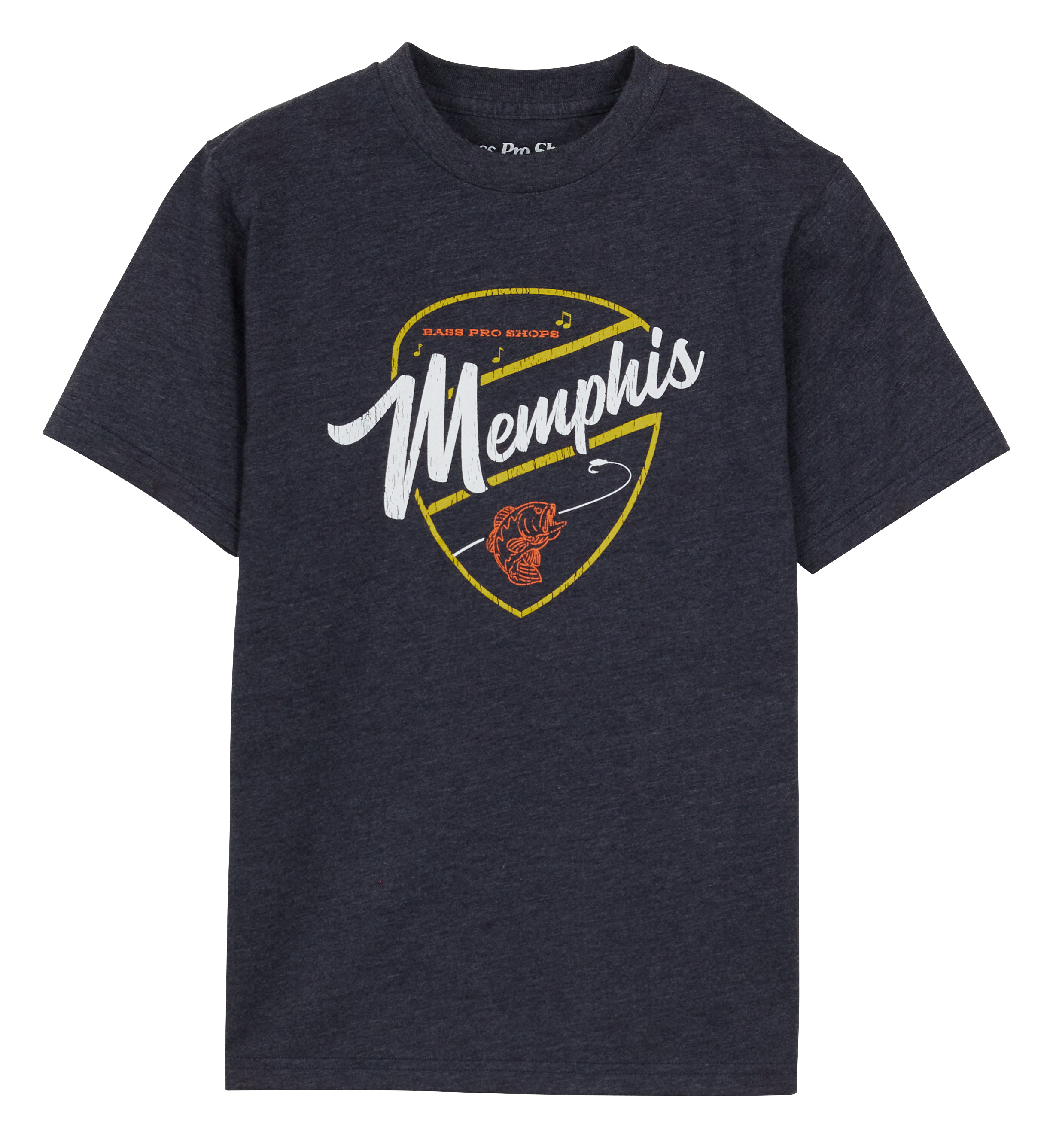 BASS PRO SHOPS Memphis Guitar Pick Short-Sleeve T-Shirt for Kids