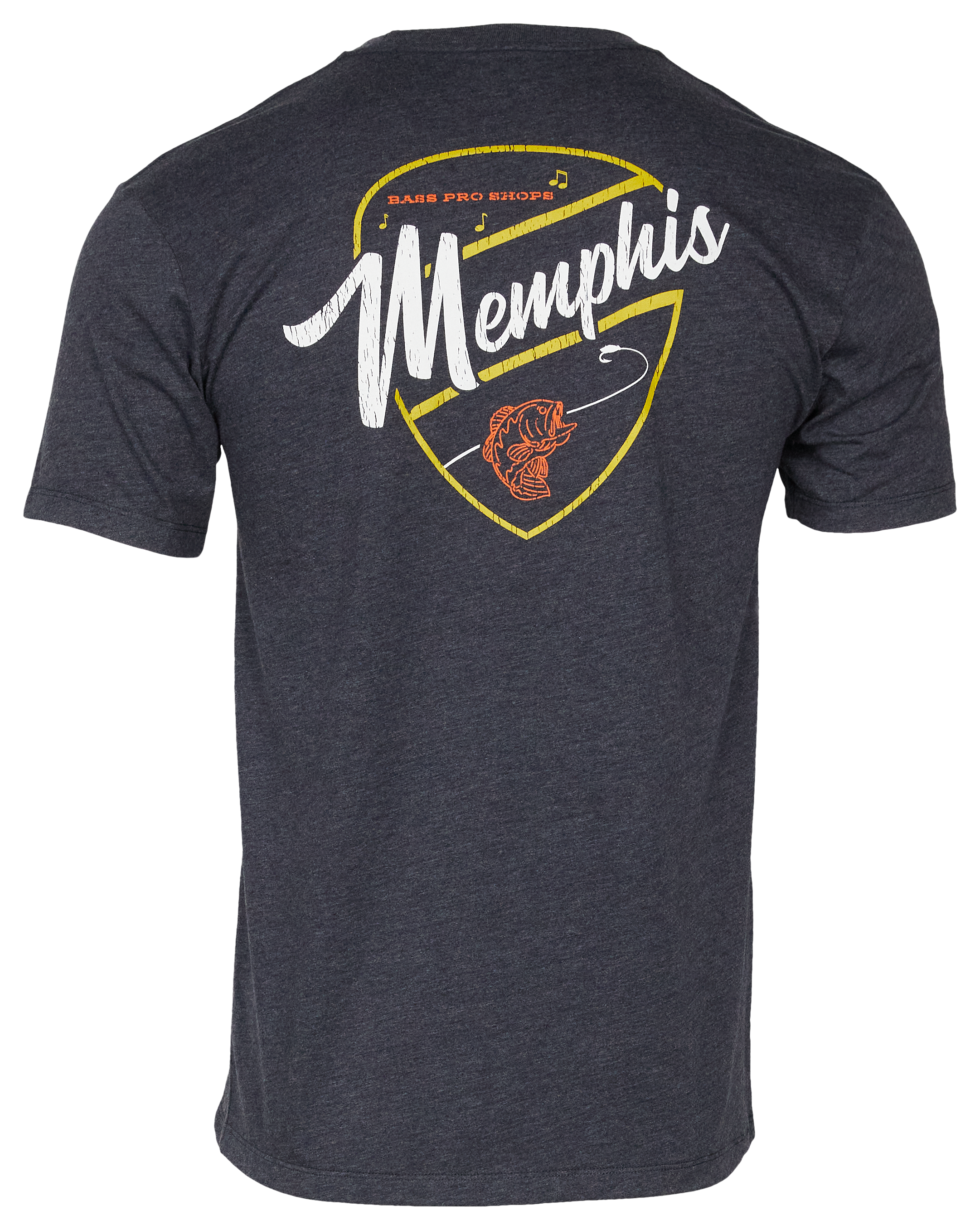 BASS PRO SHOPS Guitar Pick Memphis Short-Sleeve T-Shirt for Men