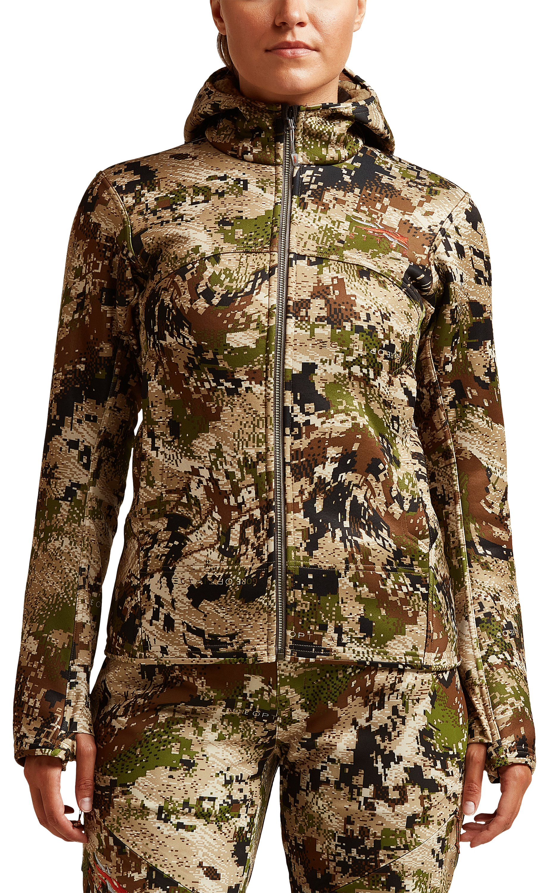 Image of SITKA GORE OPTIFADE Concealment Subalpine Series Traverse Long-Sleeve Hoodie for Ladies - L