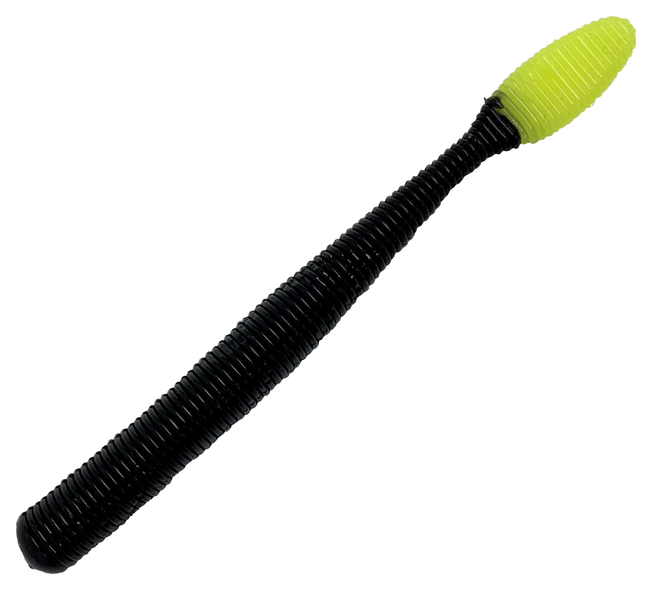 Image of Bondy Bait Bondy Worm - Black Chartreuse - 3-3/4”