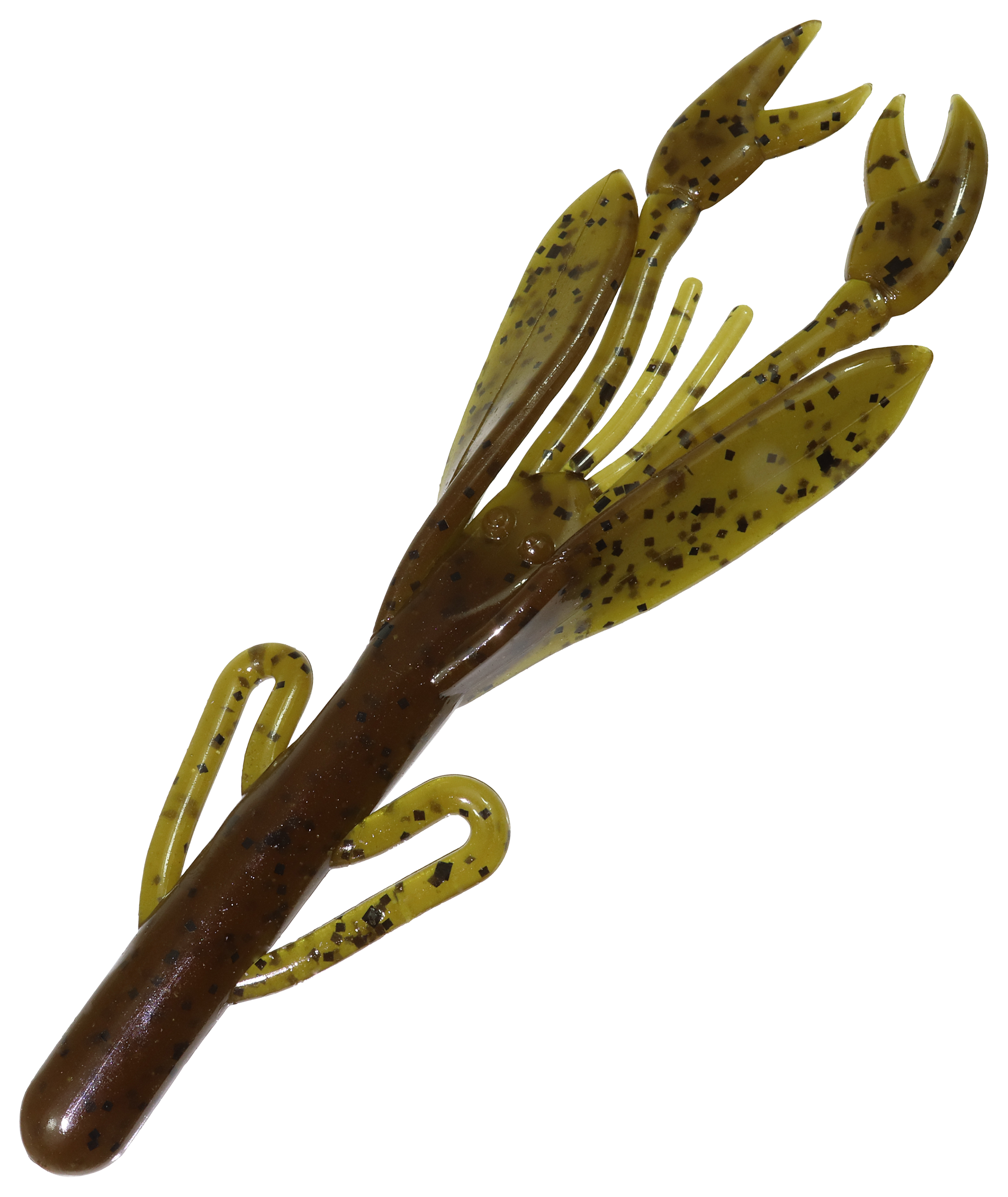Zoom Brush Craw - Green Pumpkin - 4-1/2
