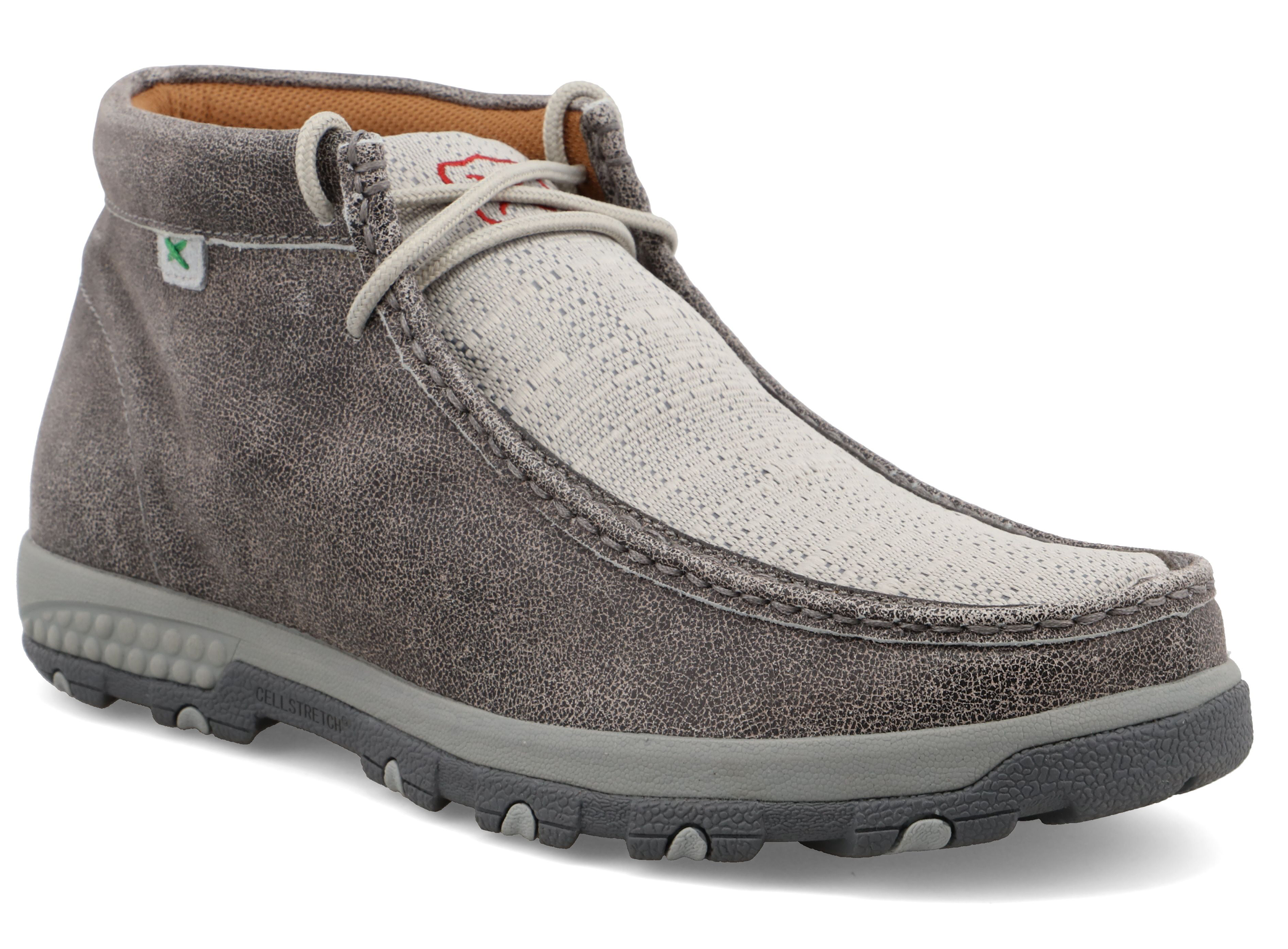 TWISTED X Cellstretch Casual, Color: Grey/Light Grey, Size: 10, Width: M (MXC0005-M-10)