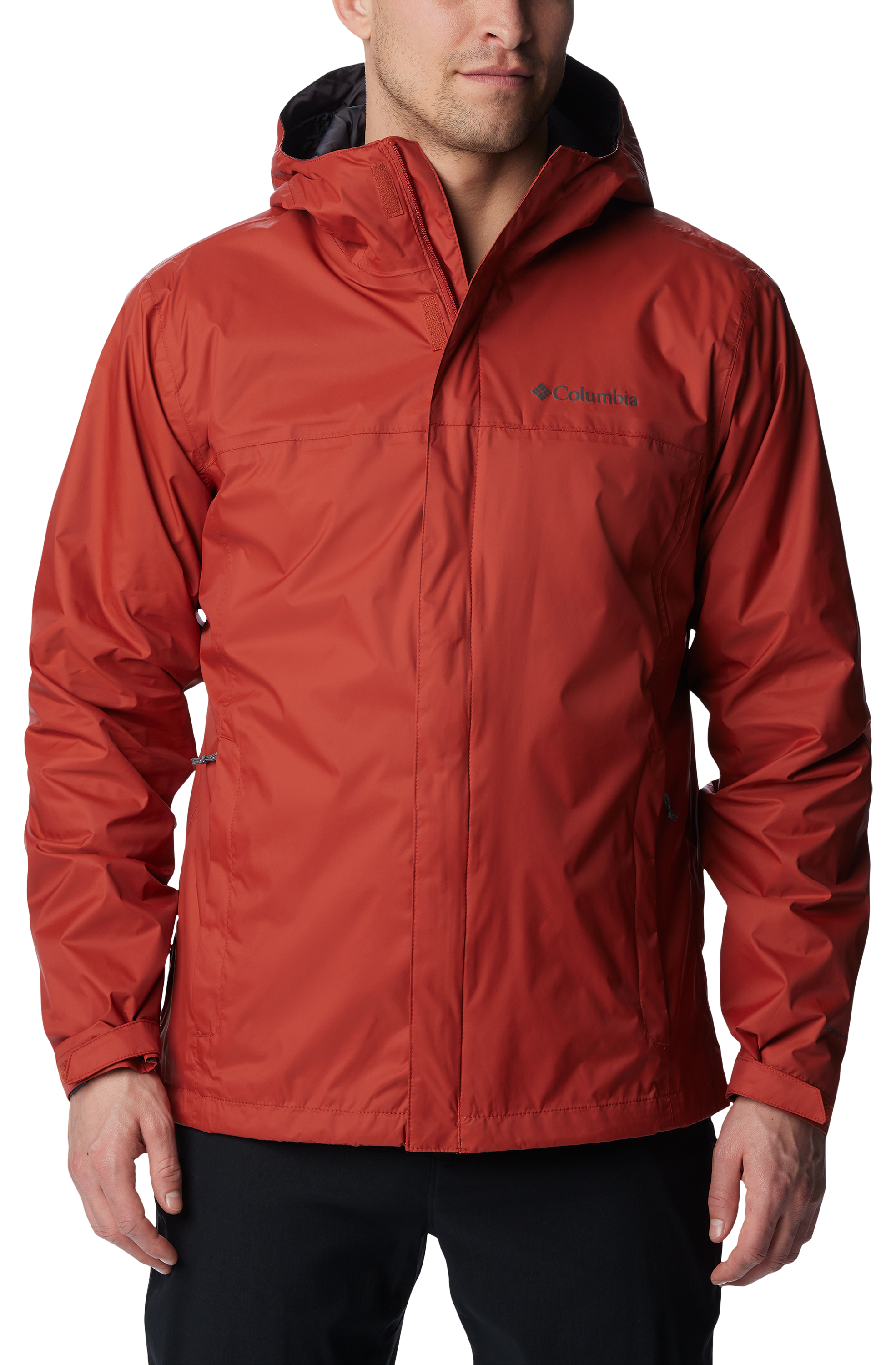 Image of Columbia Watertight II Jacket for Men - Warp Red - M