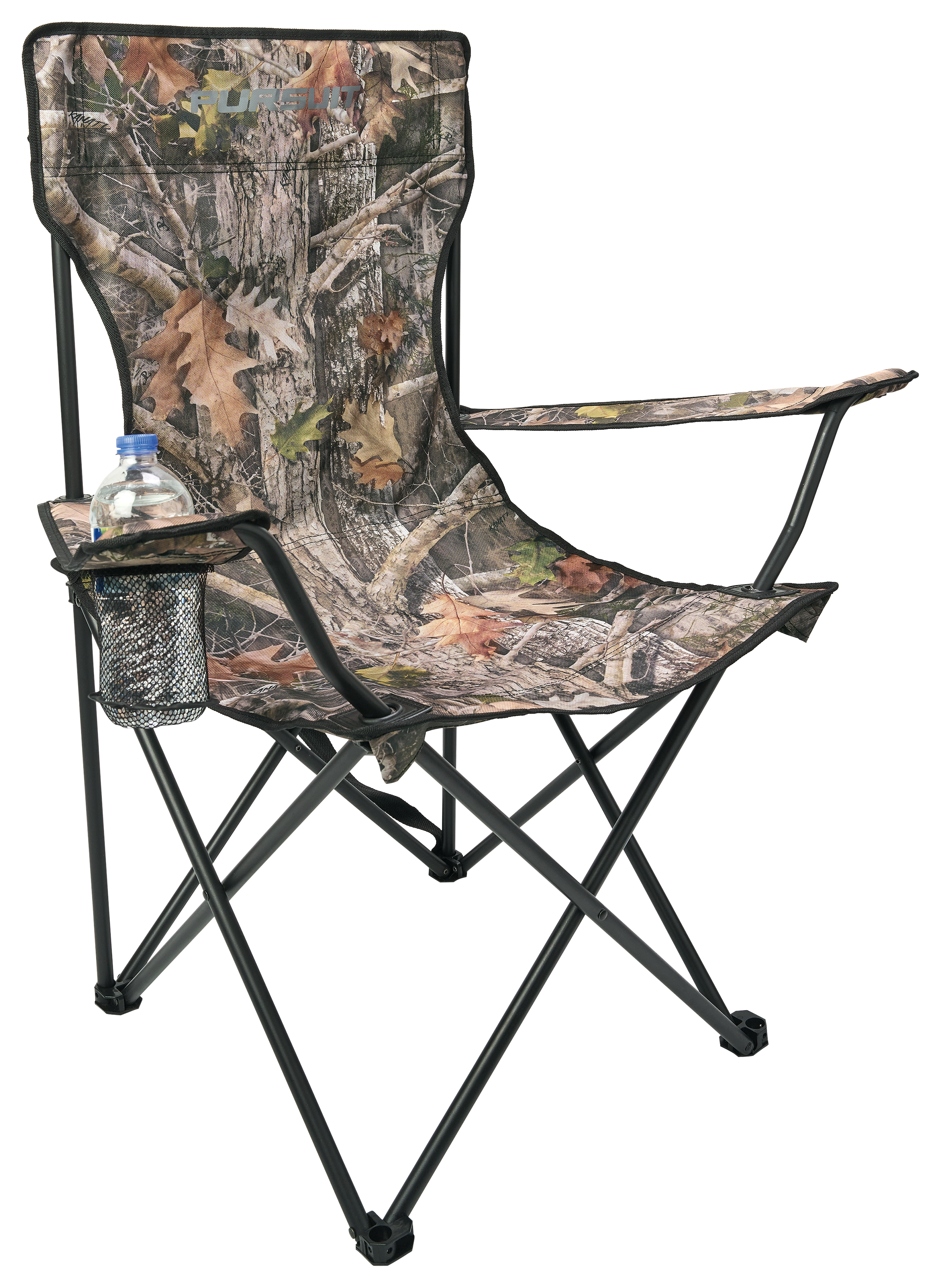 PURSUIT Camo Hunting Collapsible Armchair with Carry Bag