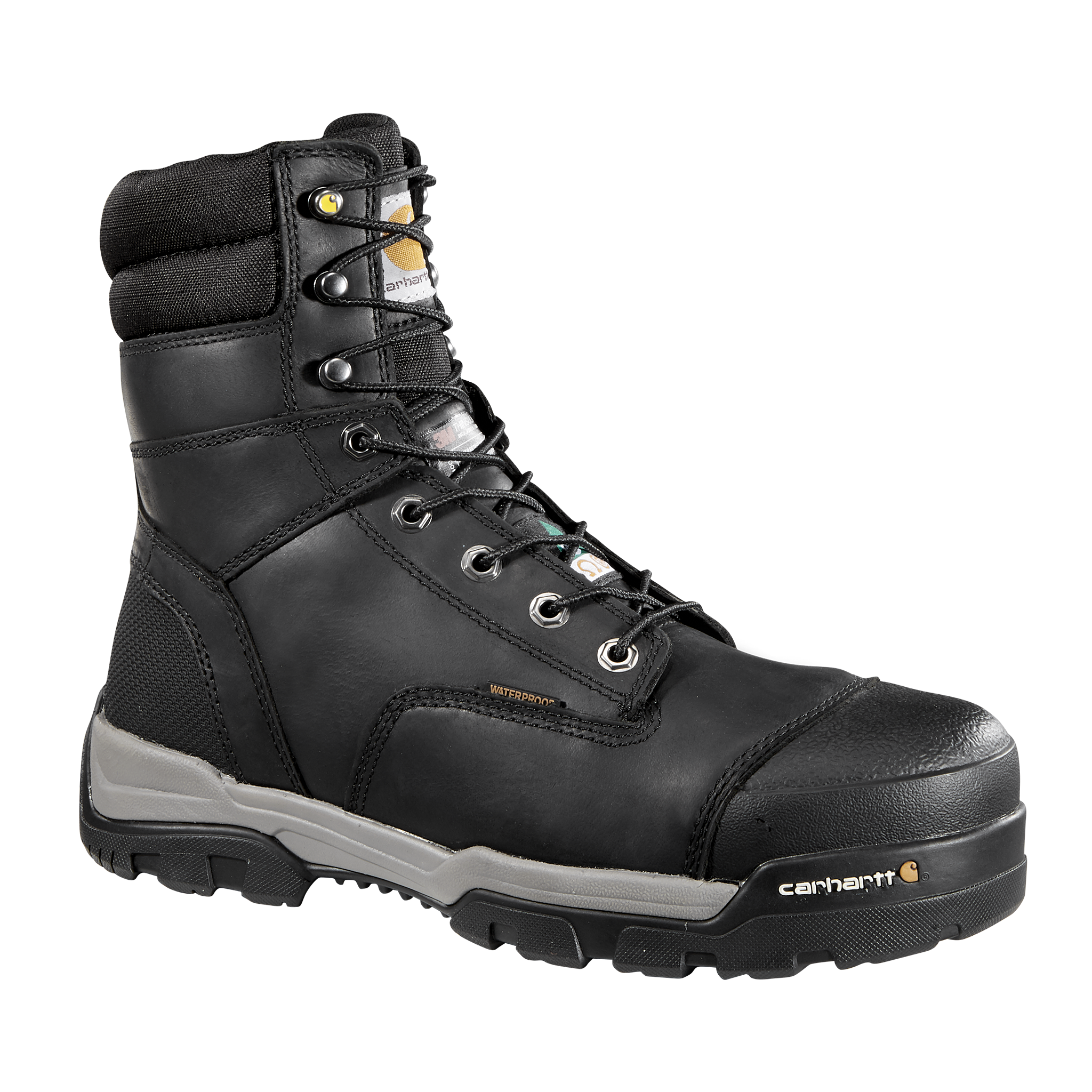 Carhartt Ground Force 8"" CSA Insulated Waterproof Composite Toe Work Boots for Men
