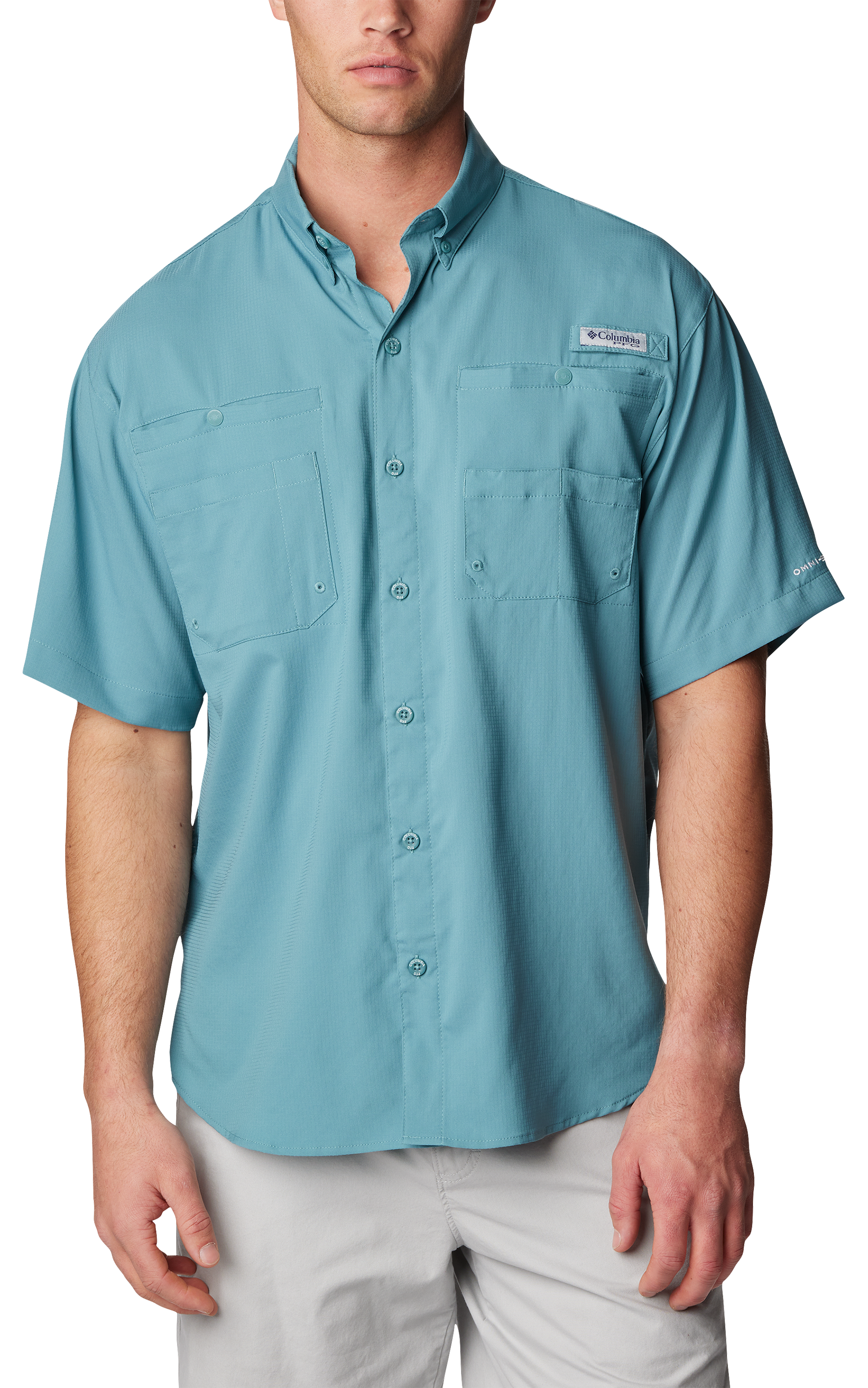 Columbia Men's Tamiami II Short Sleeve Fishing Shirt (White, Small)