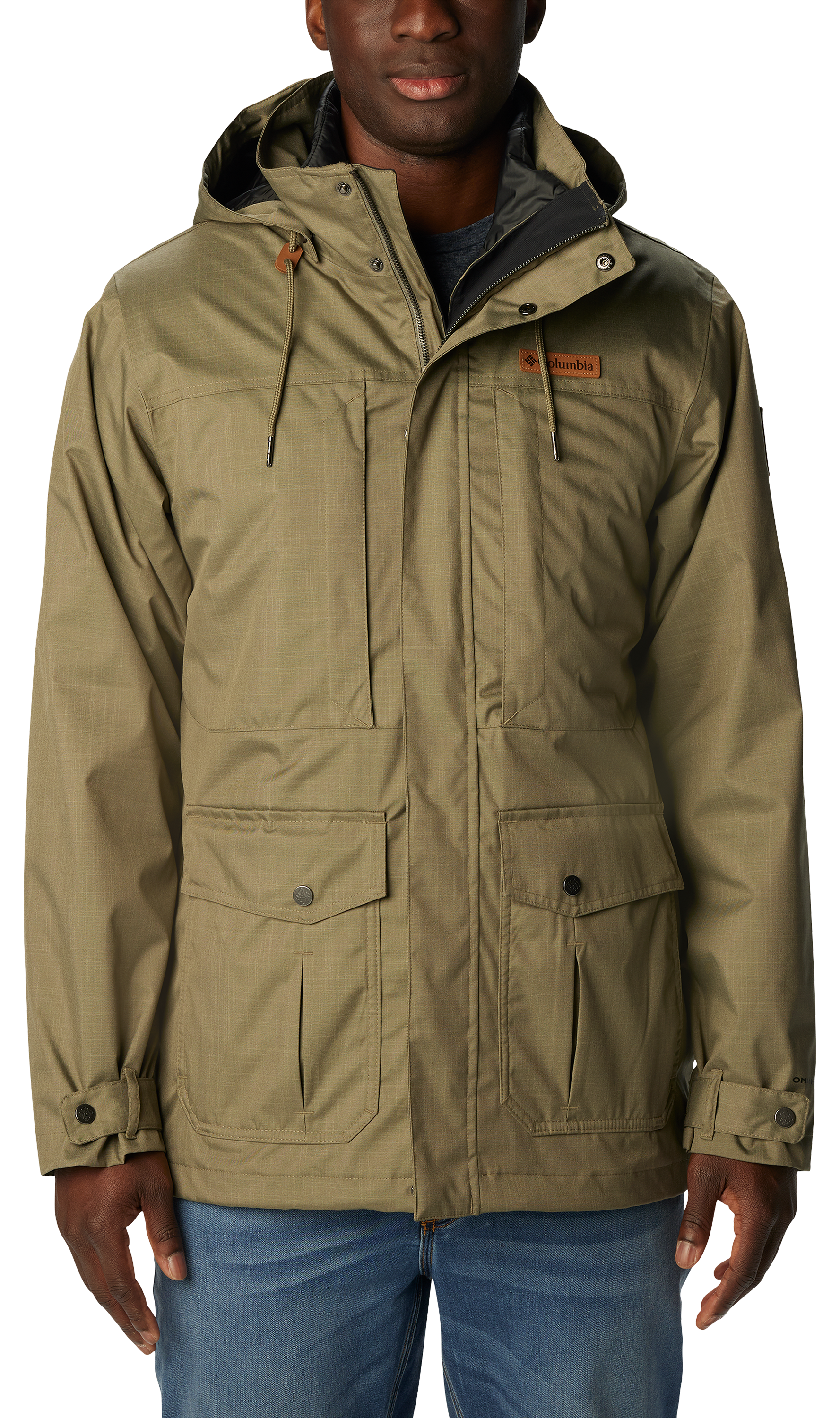 Image of Columbia Horizons Pine Interchange Jacket for Men - Stone Green - L