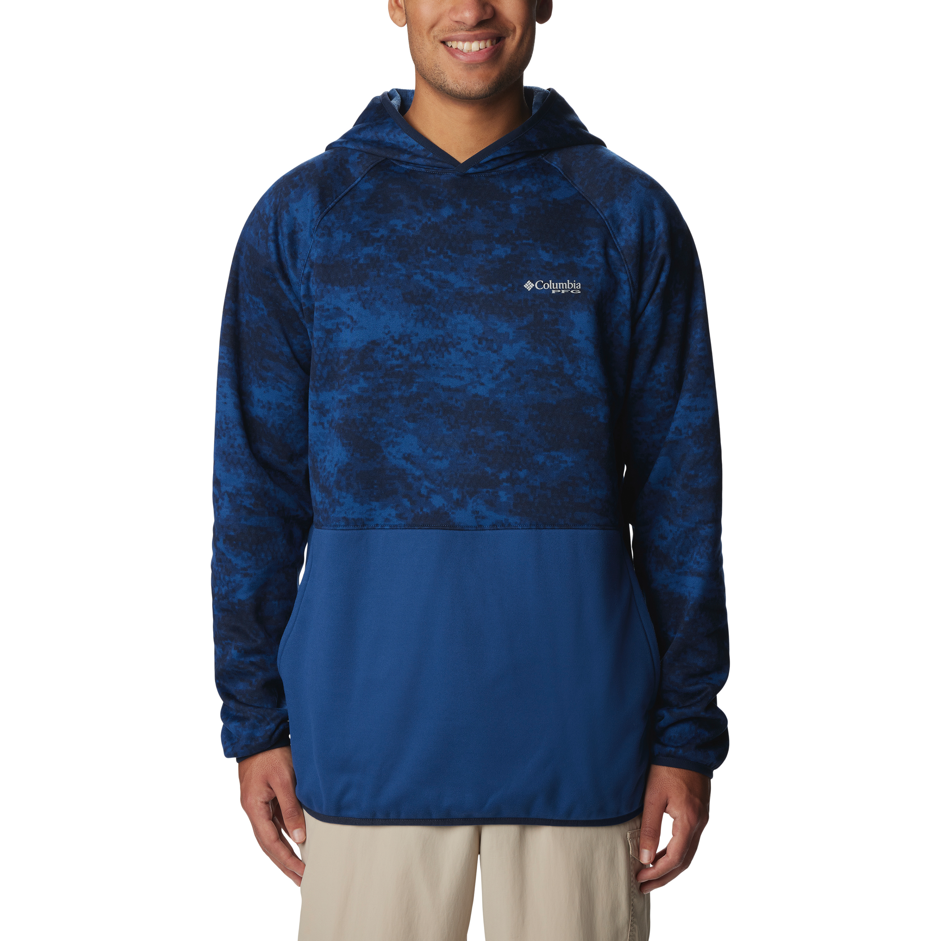COLUMBIA PFG Super Terminal Fleece Long-Sleeve Hoodie for Men