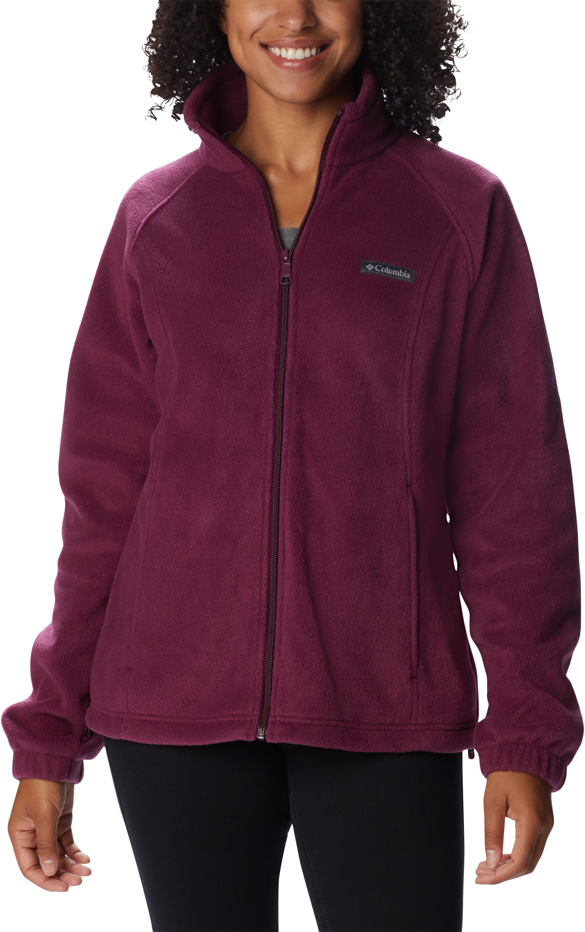 Image of Columbia Benton Springs Full-Zip Fleece Jacket for Ladies - Marionberry - S