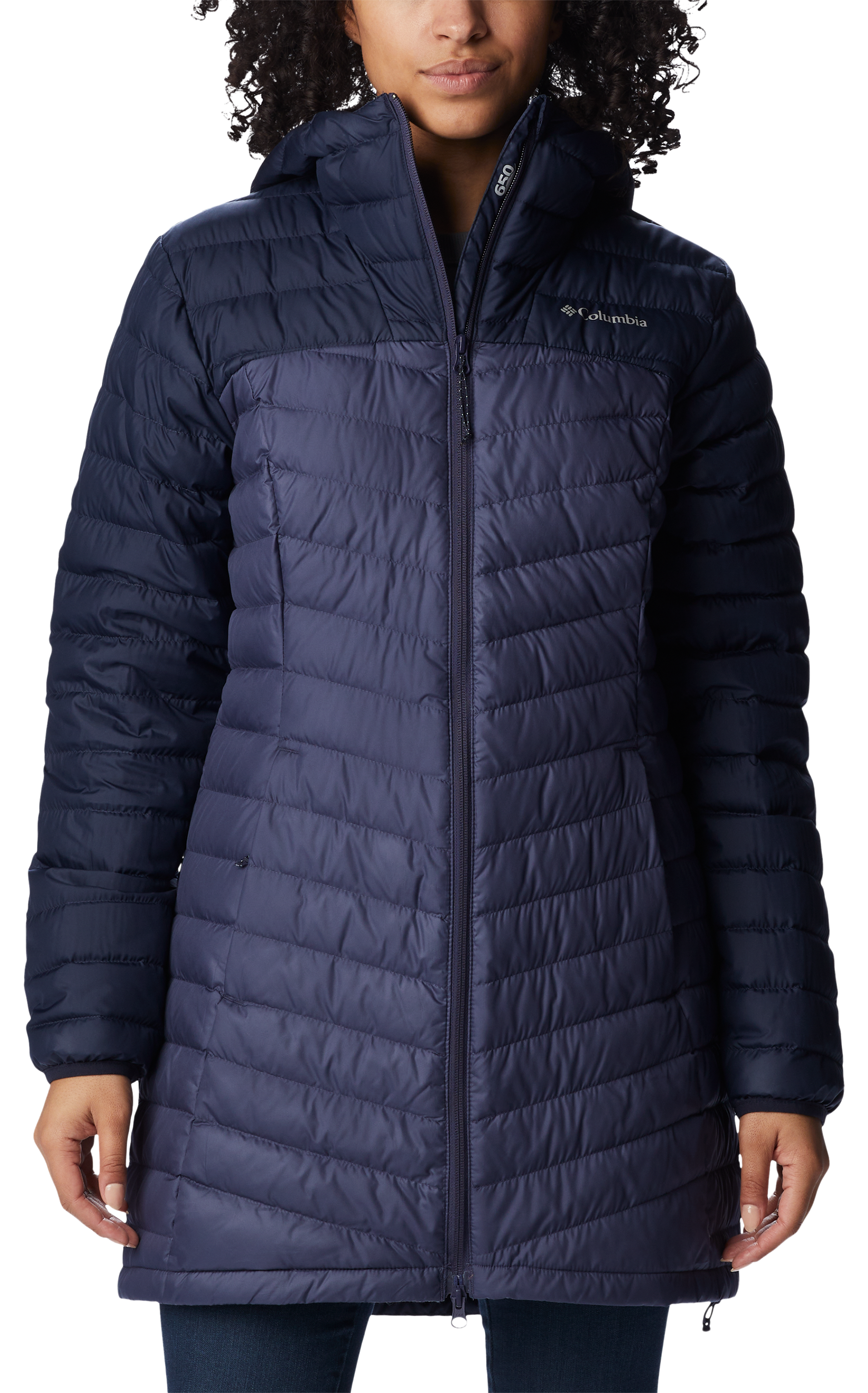 Image of Columbia Westridge Mid Down Jacket for Ladies - Dark Nocturnal/Nocturnal - S