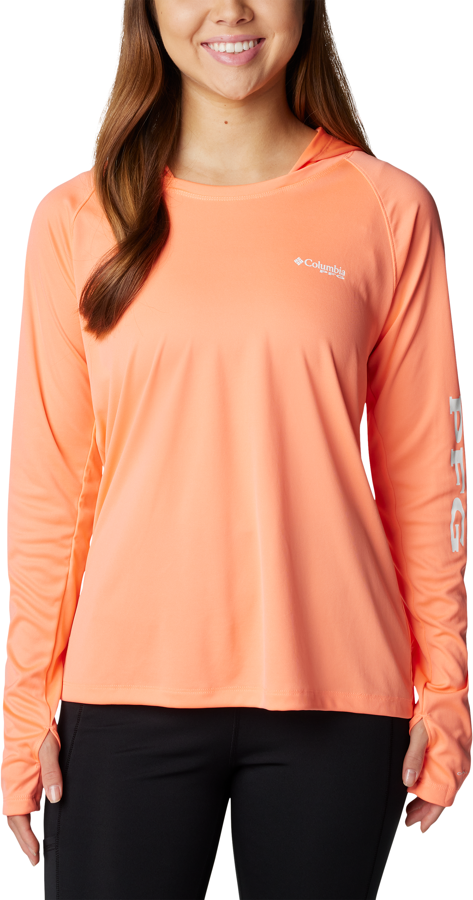 COLUMBIA PFG Tidal Tee Long-Sleeve Hoodie for Ladies