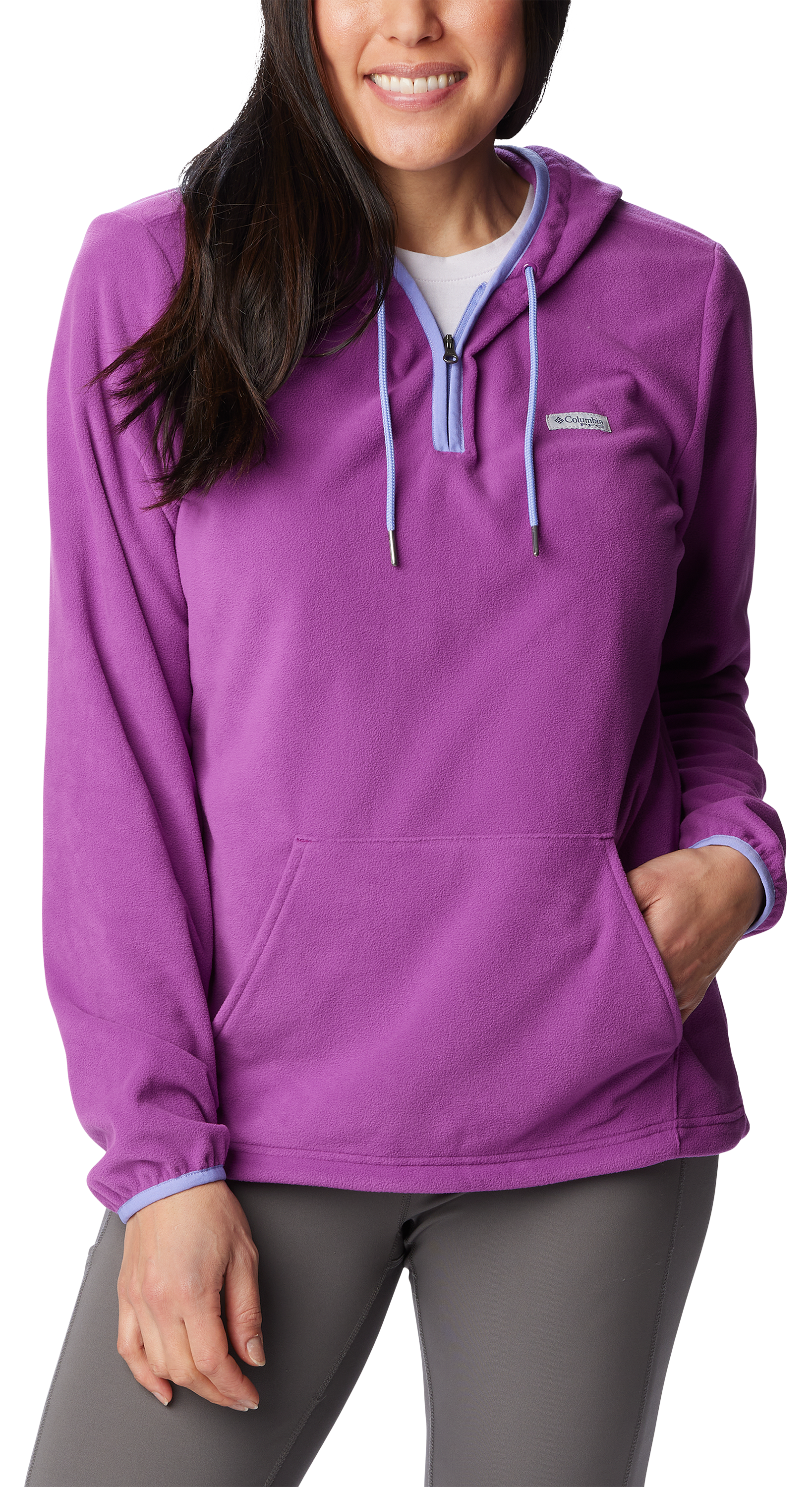 Image of Columbia Tidal Fleece Long-Sleeve Hoodie for Ladies - Berry Jam/Fairytale - S