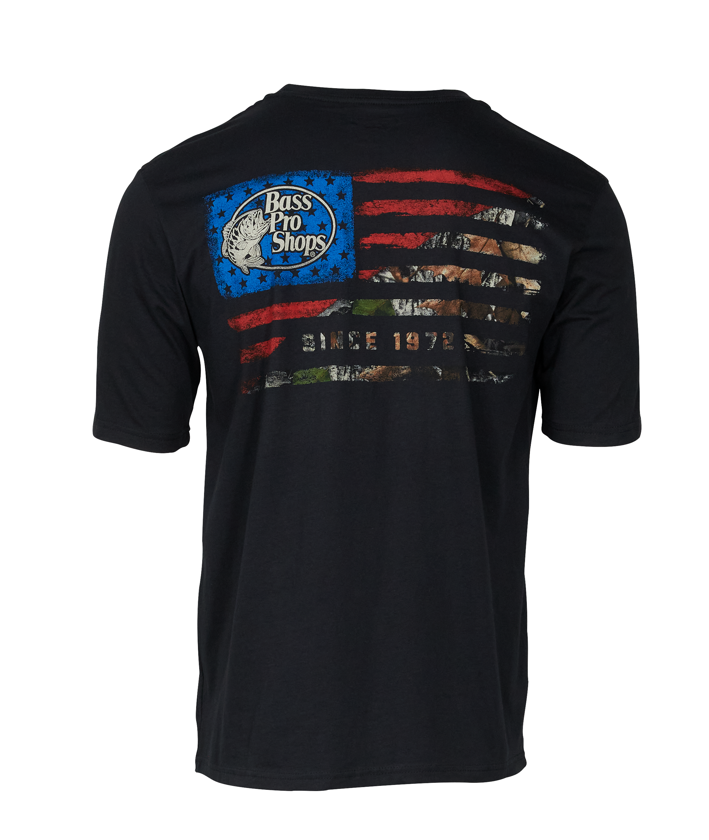 Image of Bass Pro Shops Camo Flag Short-Sleeve T-Shirt for Men