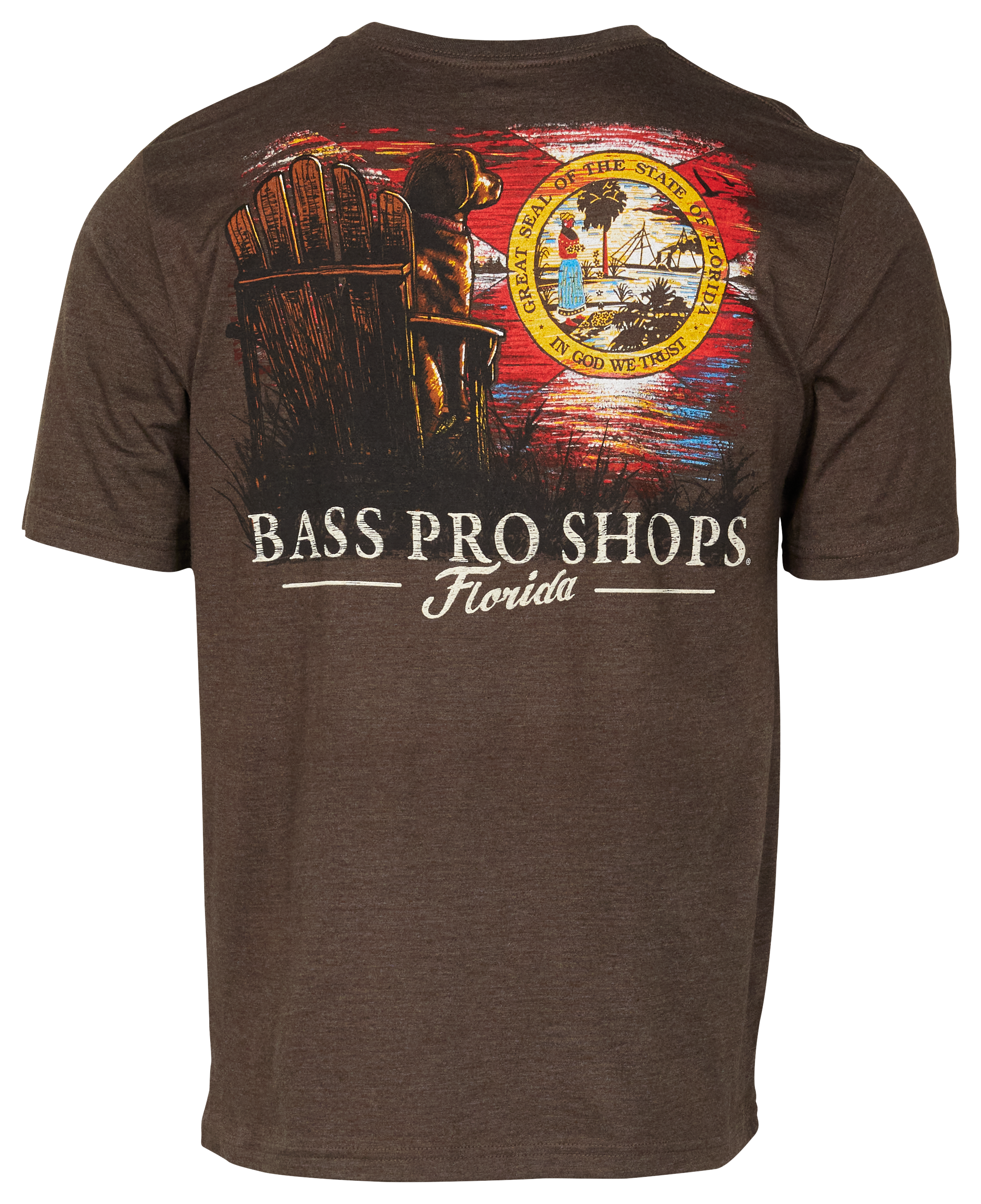 Bass Pro Shops Florida Dog Graphic Short-Sleeve T-Shirt for Men