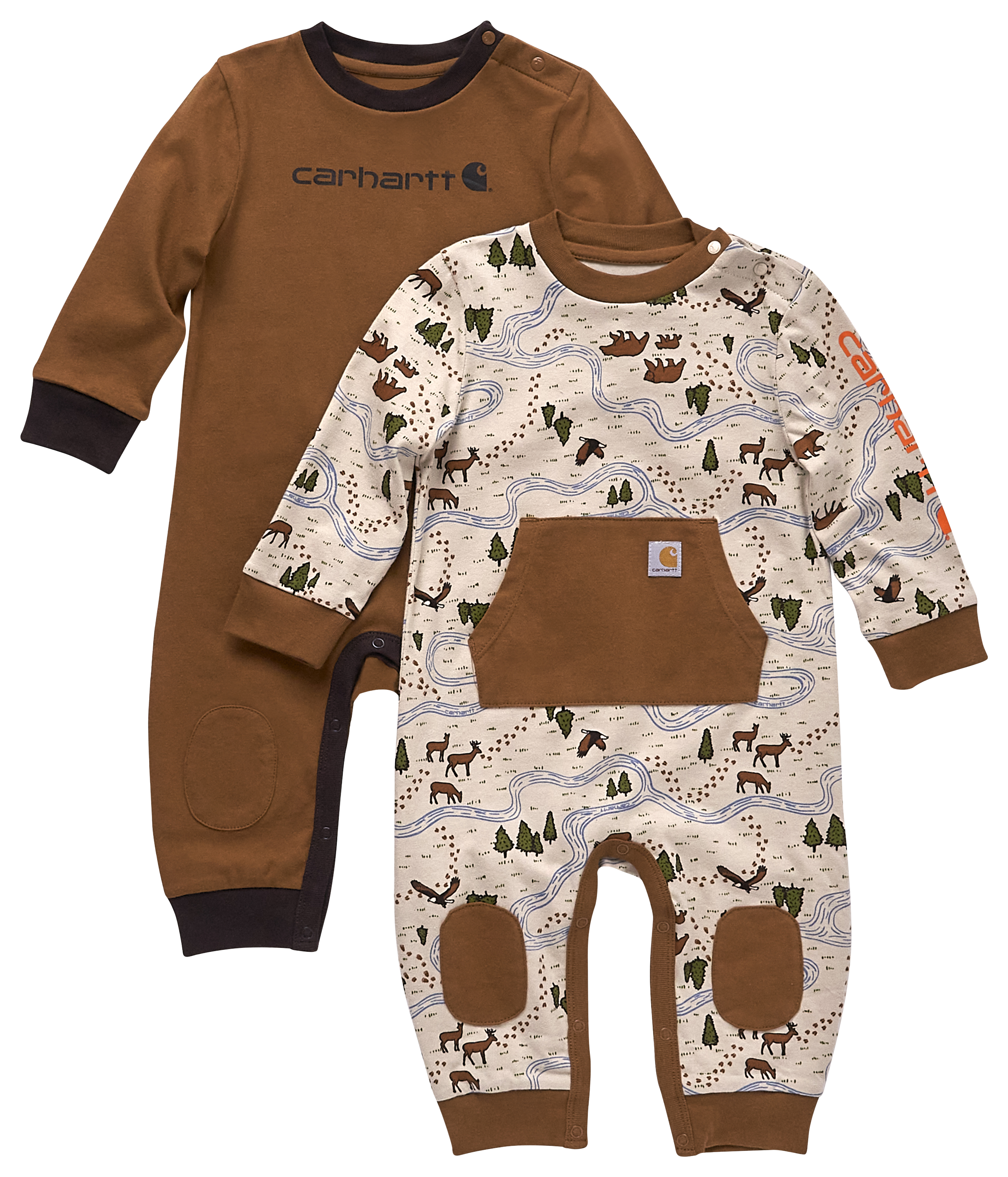 Carhartt Outdoor Long-Sleeve Coveralls 2-Piece Set for Babies