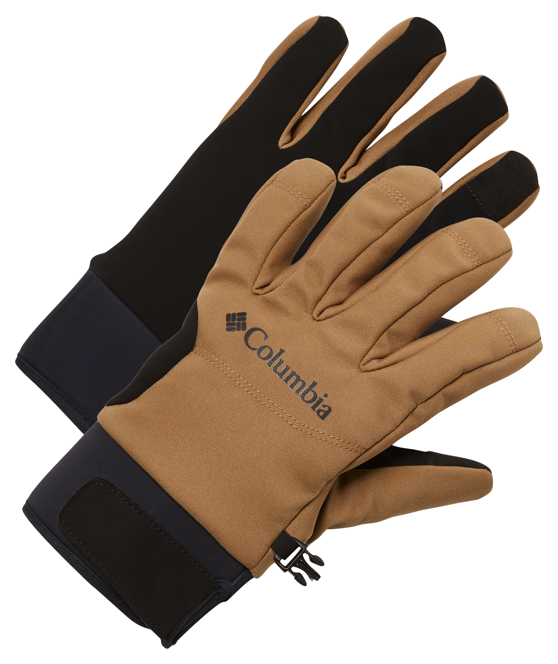 Image of Columbia Gnarl Ridge Insulated Softshell Gloves for Men - Delta - S