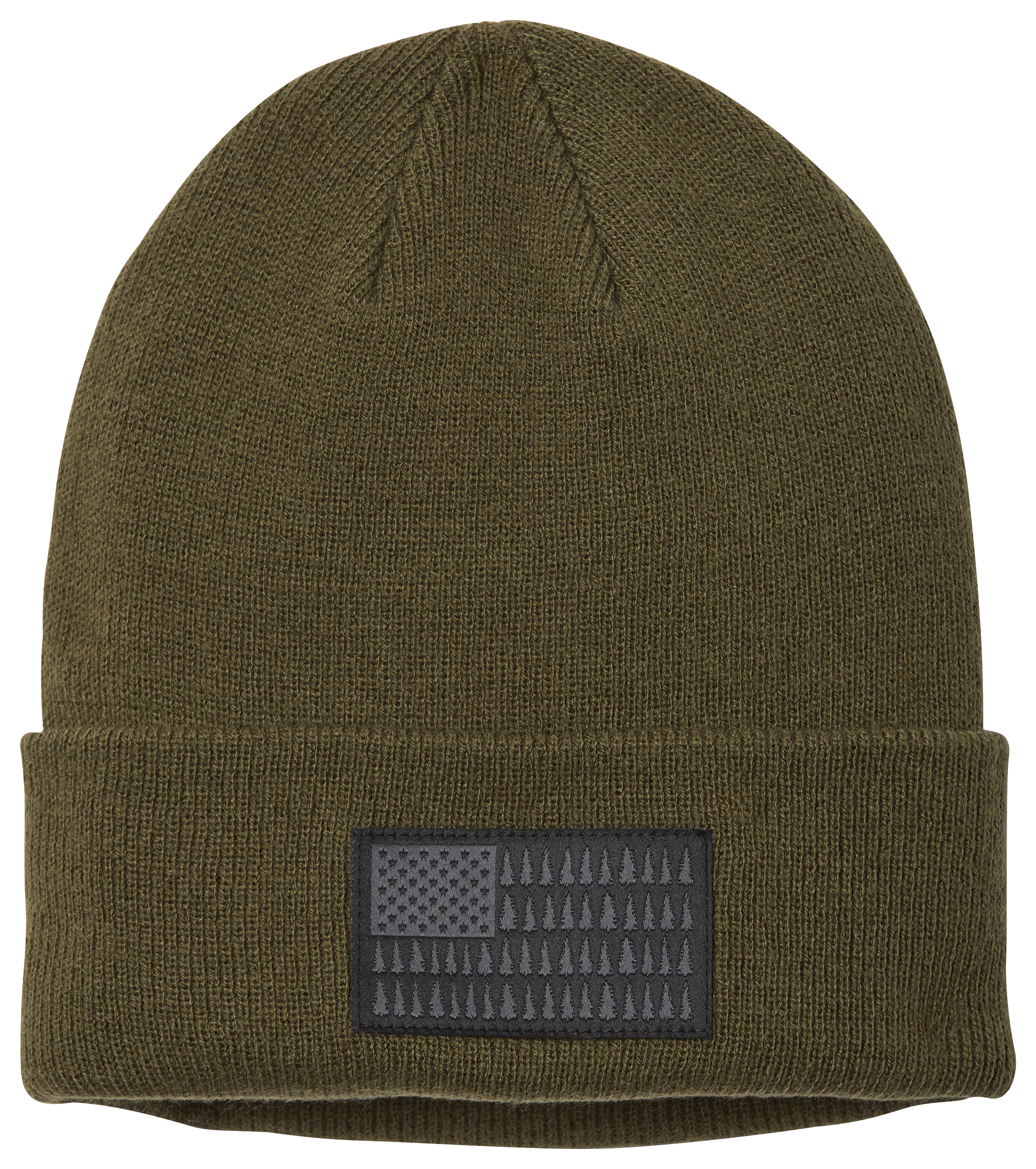 Image of Columbia Tree Flag Cuffed Beanie - Stone Green