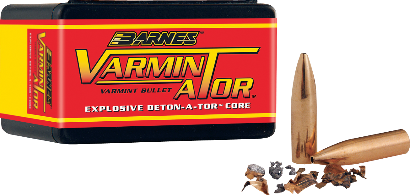 Barnes Varmin-A-Tor Varmint Bullets - 58 Grain - .243