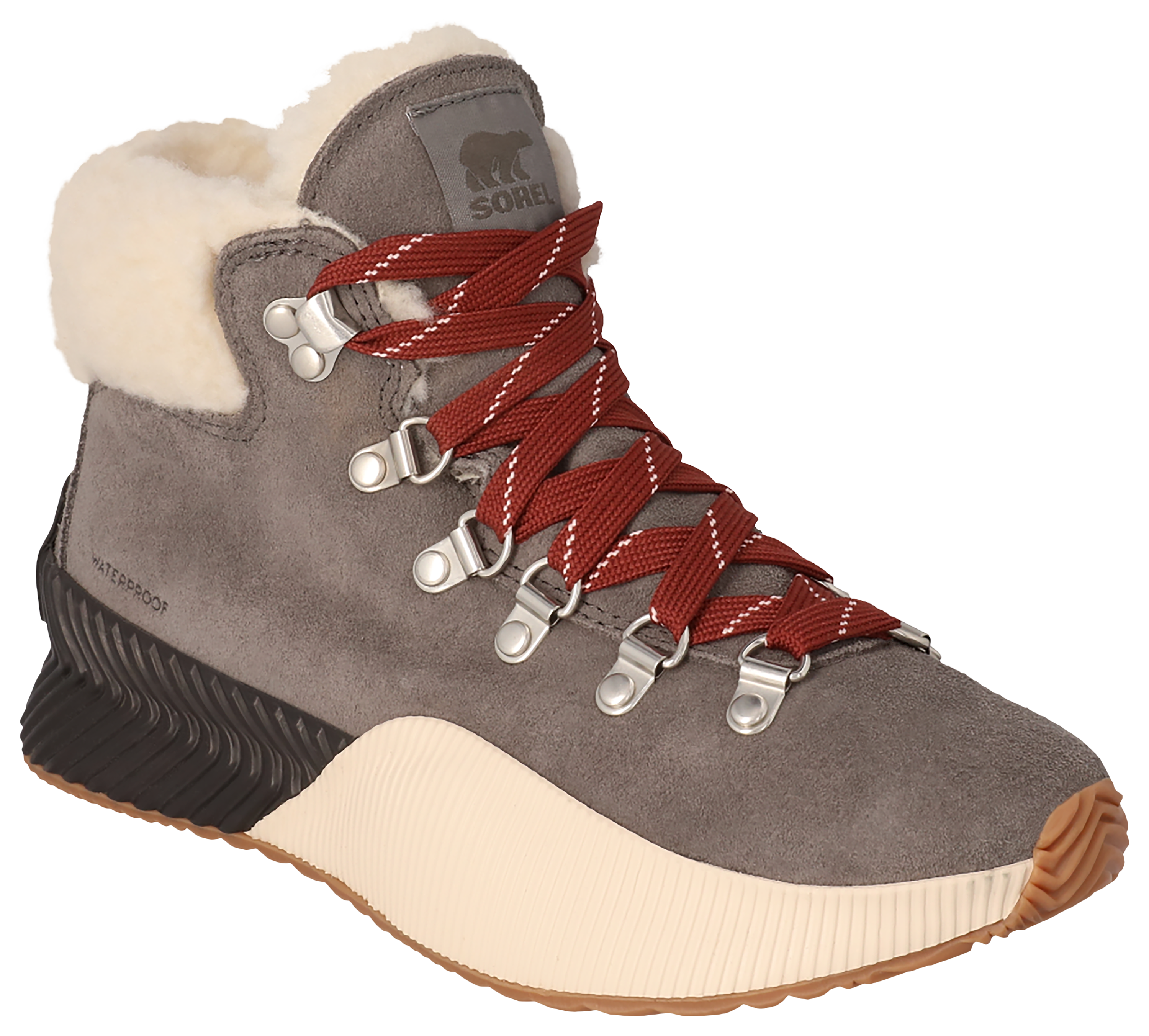 Image of Sorel Out 'N About III Conquest Waterproof Boots for Ladies - Quarry/Grill - 6M