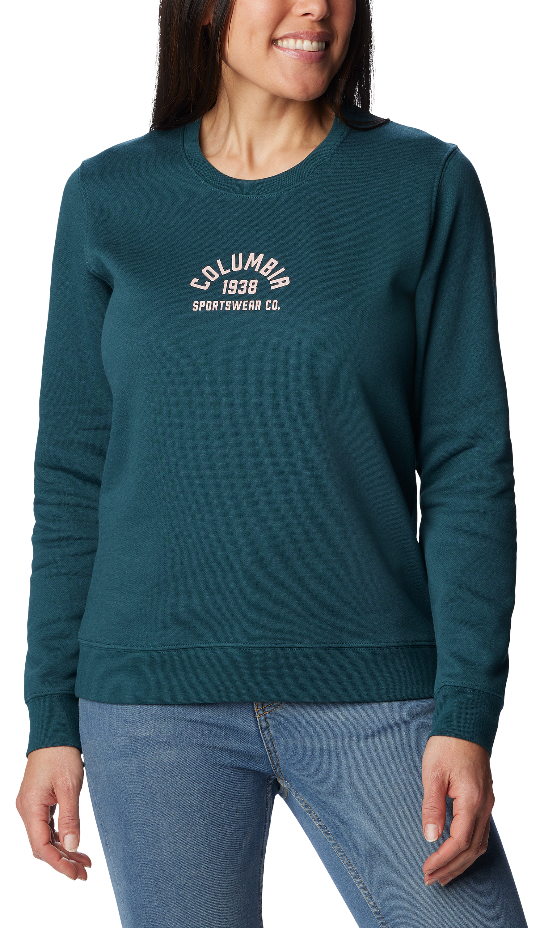 COLUMBIA Trek Graphic Crew-Neck Long-Sleeve Shirt for Ladies
