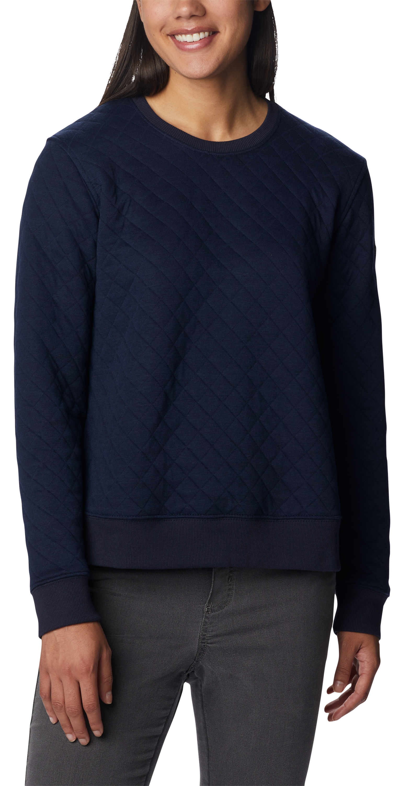 COLUMBIA Lodge Quilted Long-Sleeve Sweatshirt for Ladies