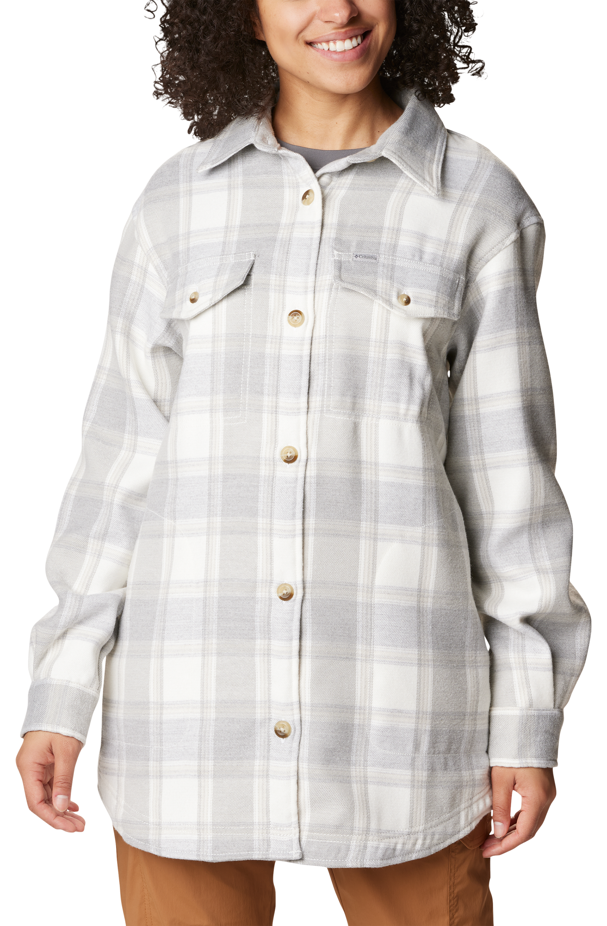 COLUMBIA Calico Basin Double-Pocket Shirt Jacket for Ladies