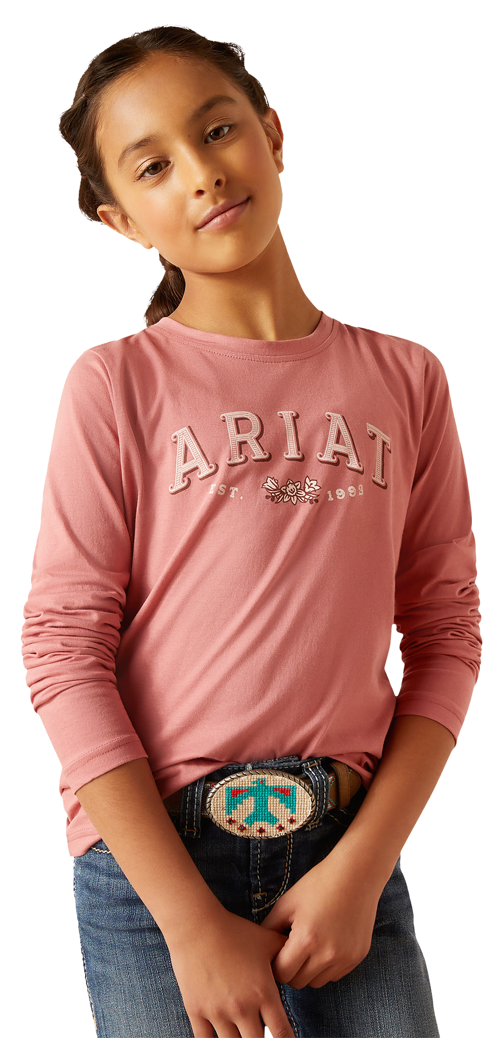 ARIAT Flora Long-Sleeve T-Shirt for Kids