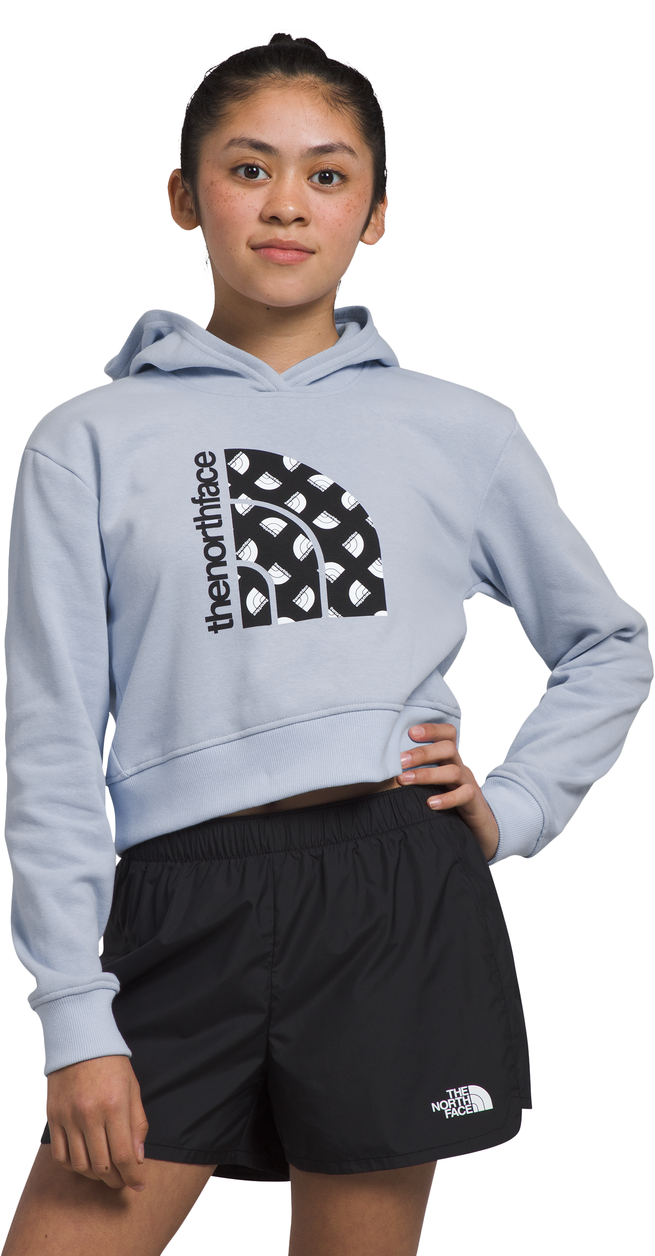 THE NORTH FACE Camp Fleece Pullover Long-Sleeve Hoodie for-áGirls