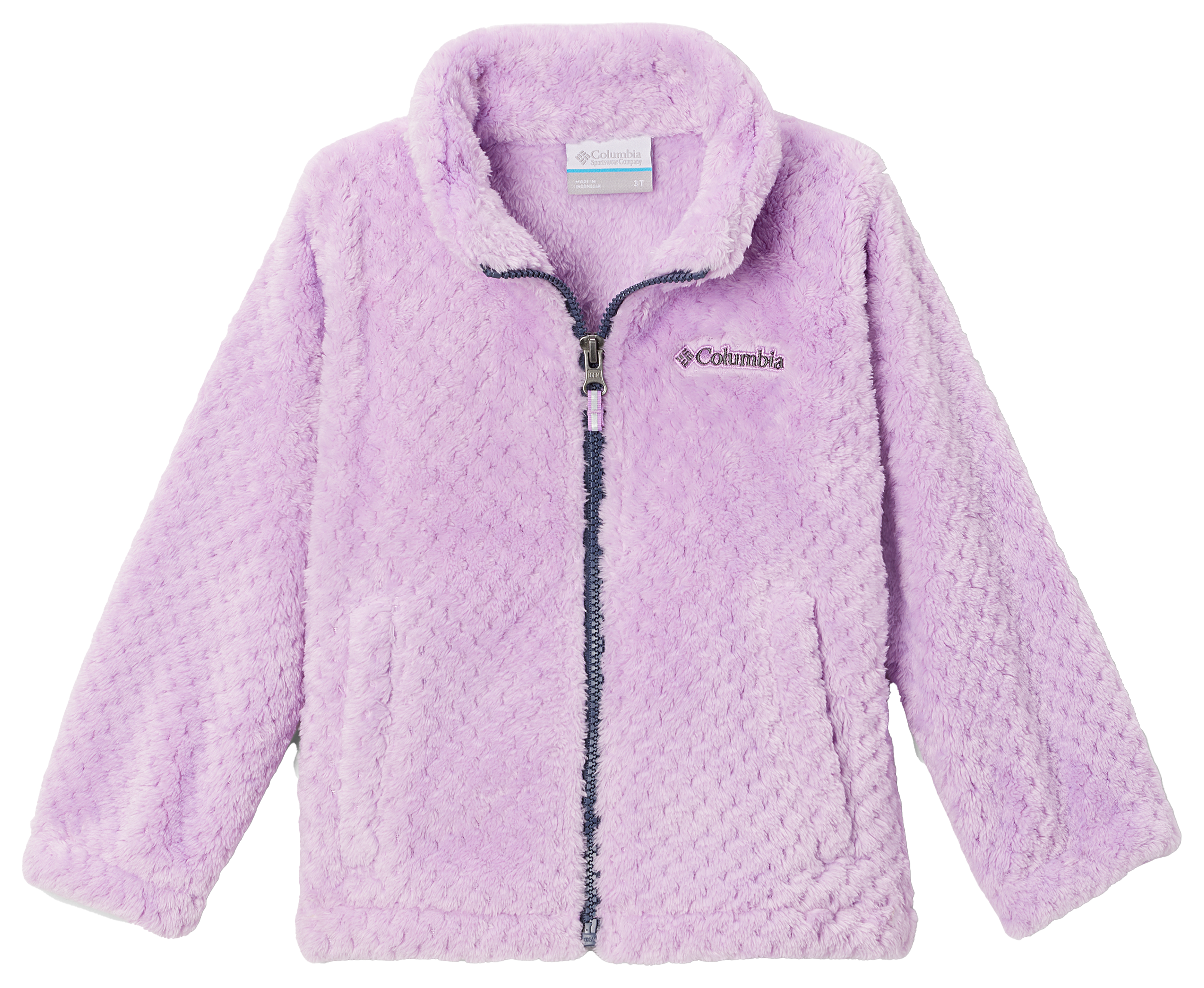 Image of Columbia Fire Side Sherpa Full-Zip Jacket for Kids - Gumdrop - L