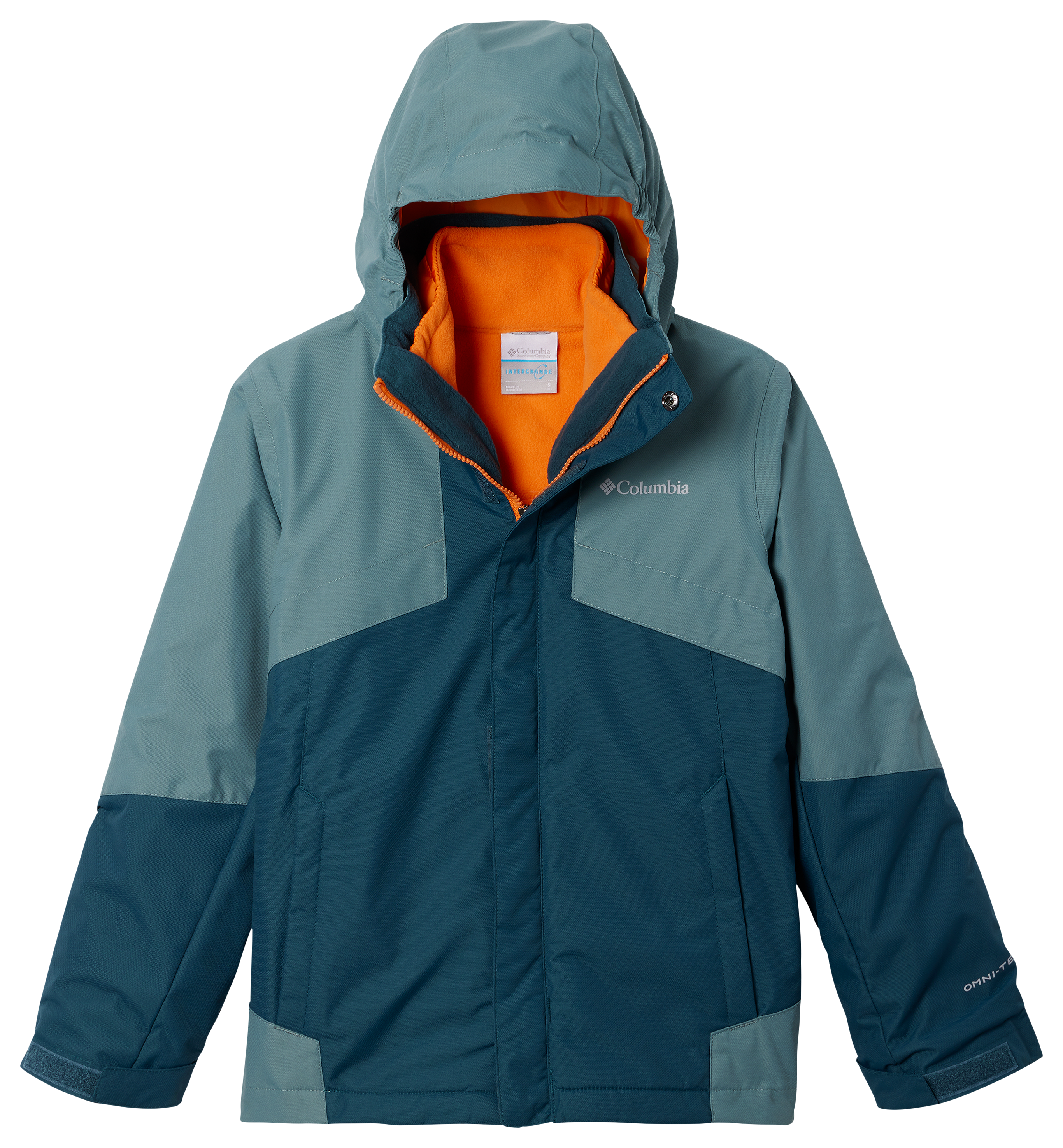 Image of Columbia Bugaboo II Fleece Interchange Jacket for Boys - Night Wave/Metal - M