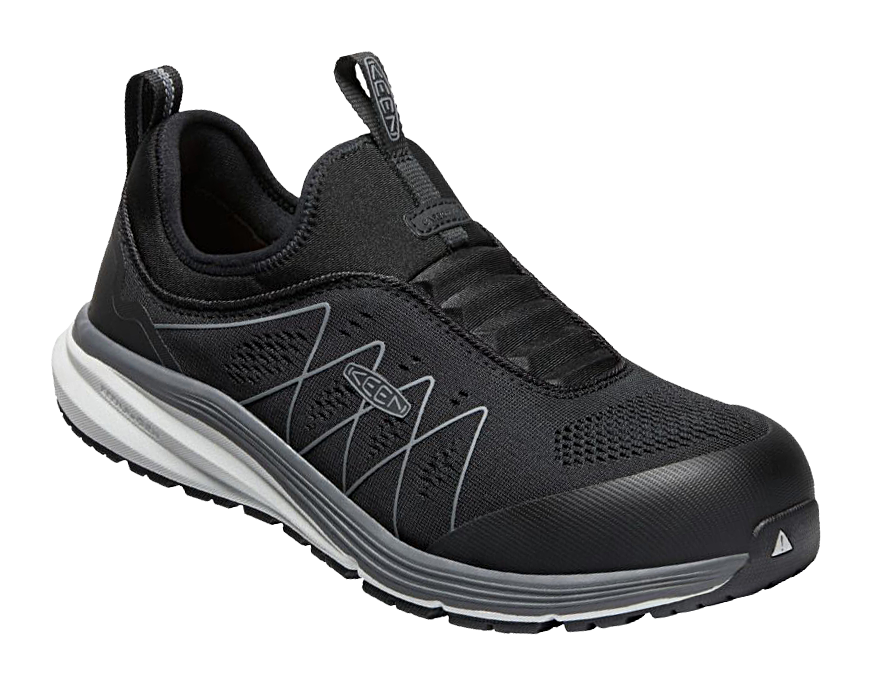 Image of KEEN Utility Vista Energy Shift Carbon-Fiber Toe Work Sneakers for Men - Vapor/Black - 7M