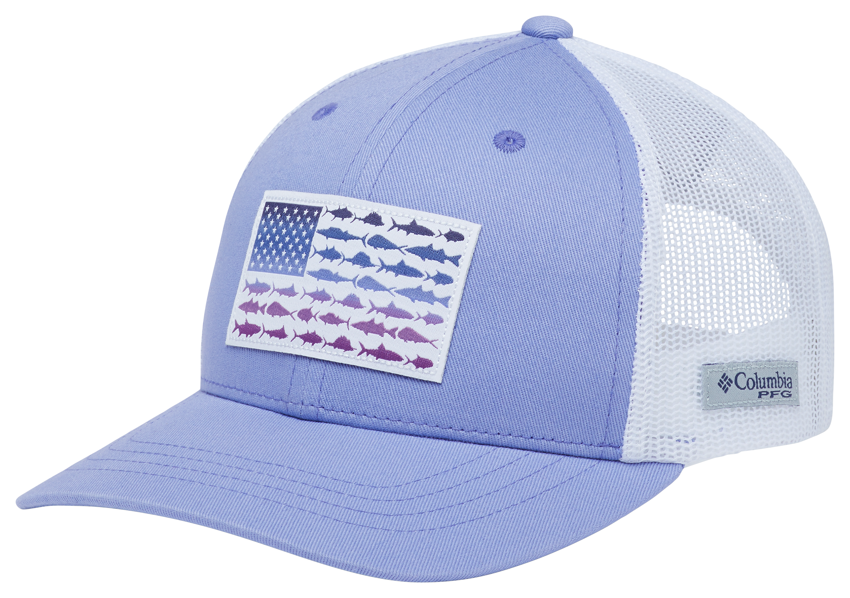 Columbia Youth PFG Fish Flag Snapback Cap