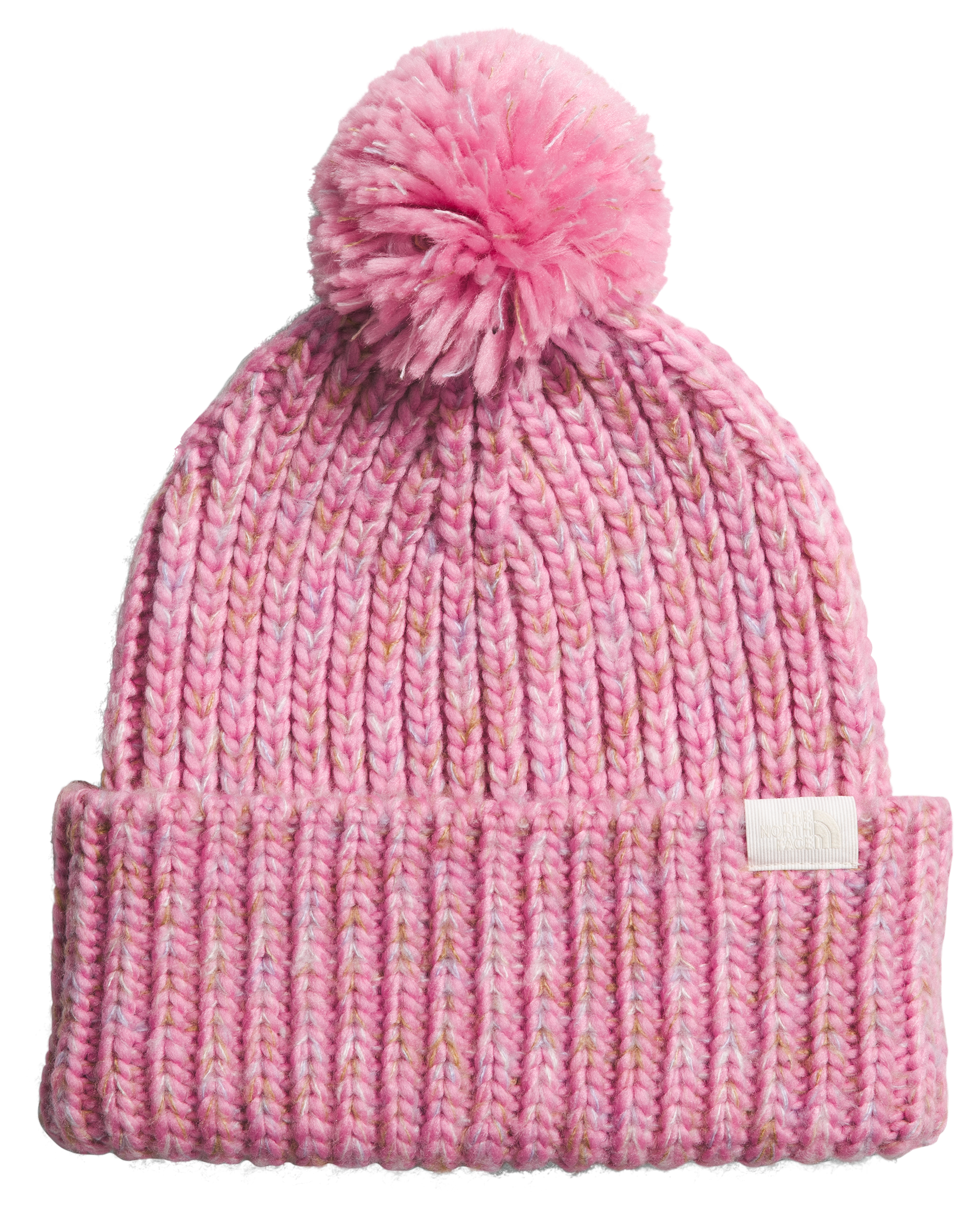 Image of The North Face Cozy Chunky Beanie for Ladies - Orchid Pink/Multi