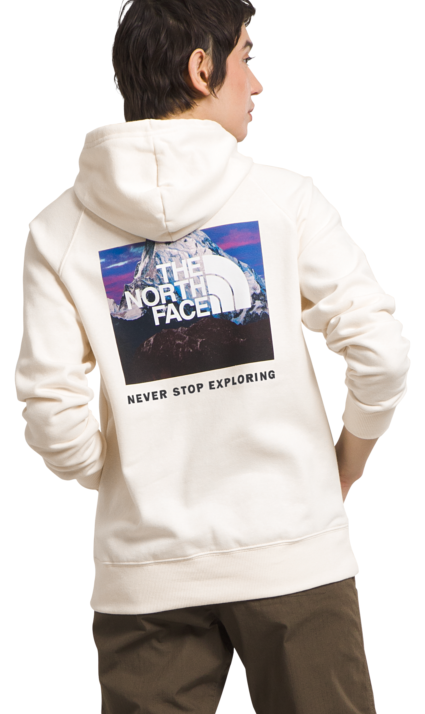 The North Face Box NSE Long-Sleeve Hoodie for Ladies - Gardenia White - S