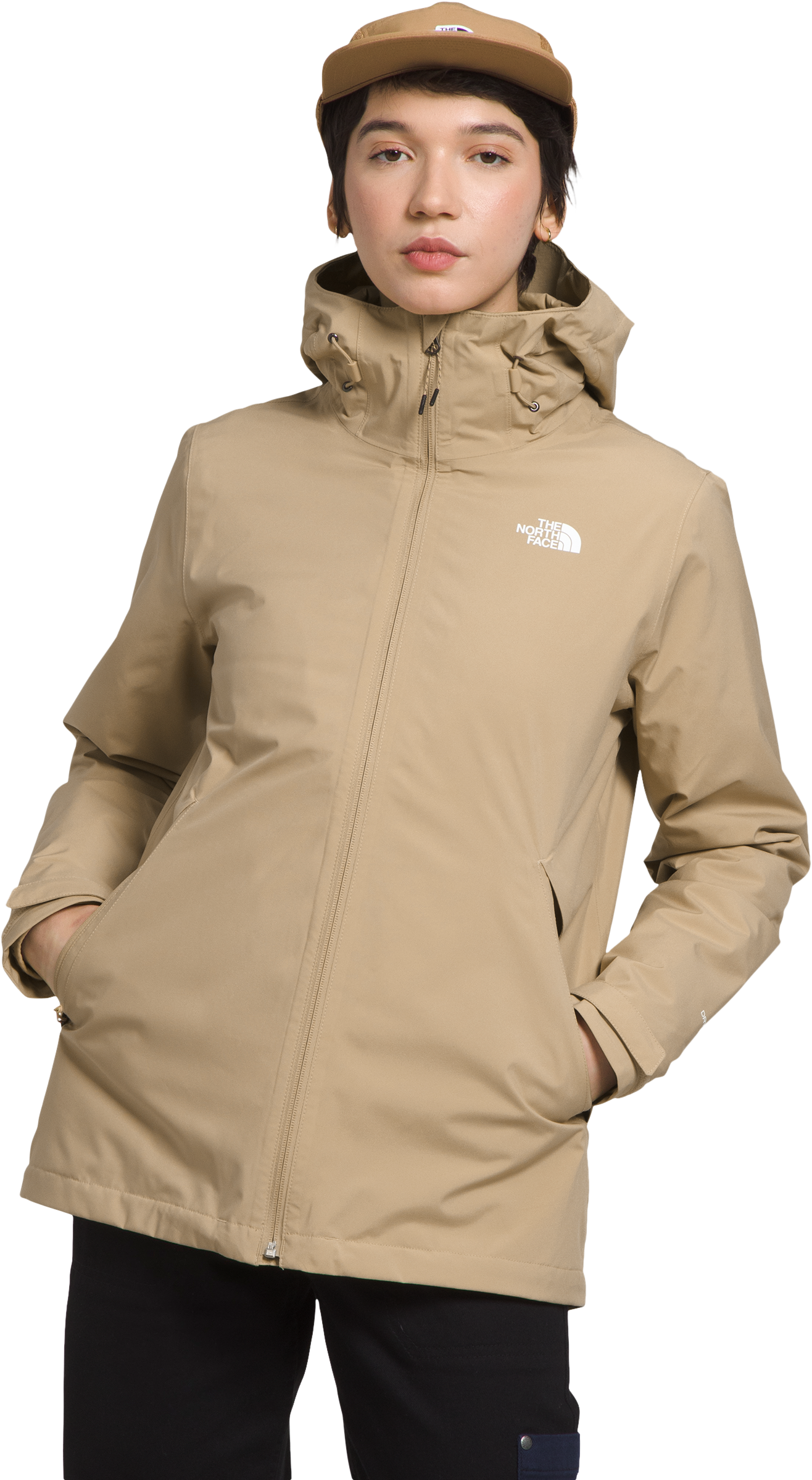 The North Face Carto Triclimate 3-in-1 Jacket for Ladies - Khaki Stone - S