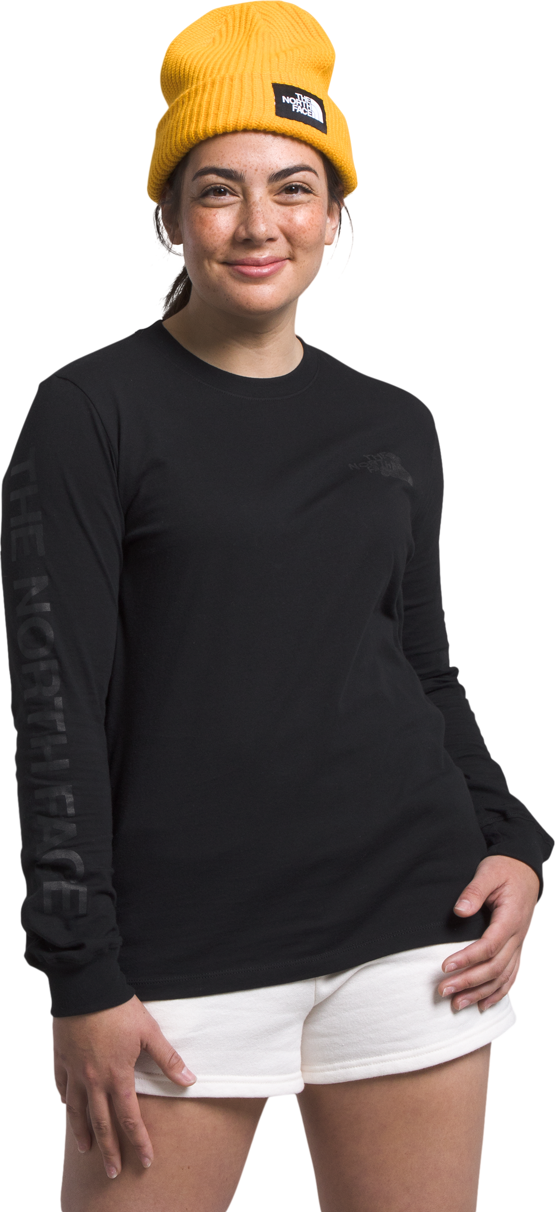 The North Face Hit Graphic Long-Sleeve T-Shirt for Ladies - TNF Black/Tonal - L