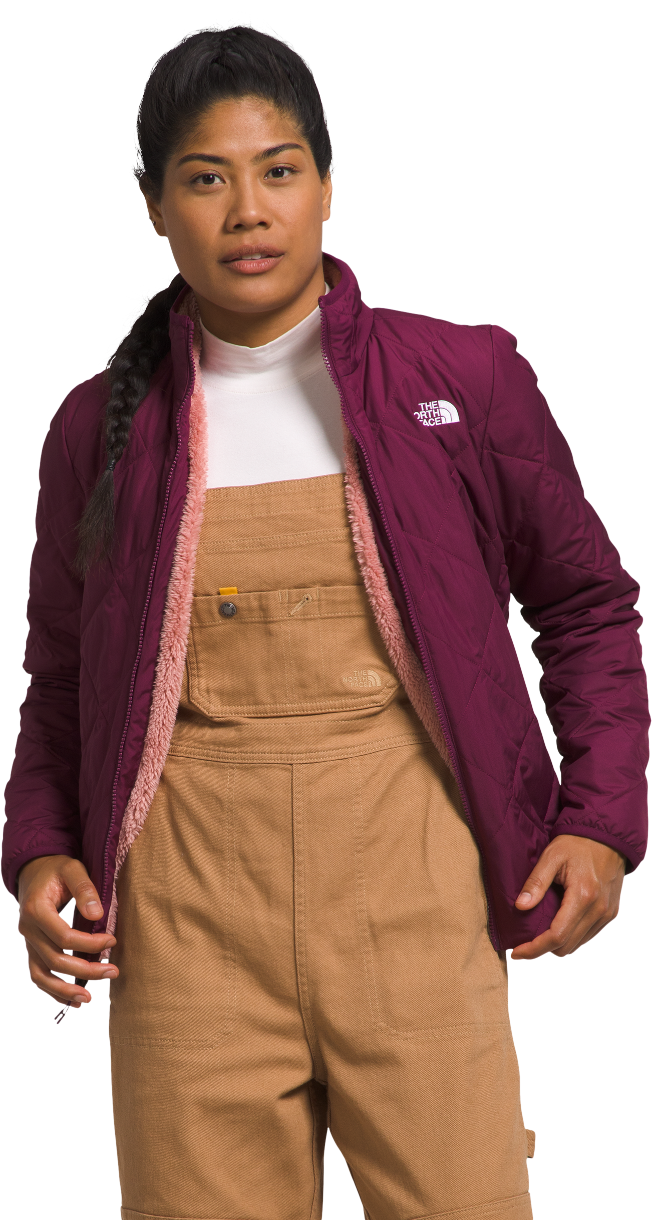 Image of The North Face Shady Glade Insulated Jacket for Ladies - Boysenberry/Shade Rose - S