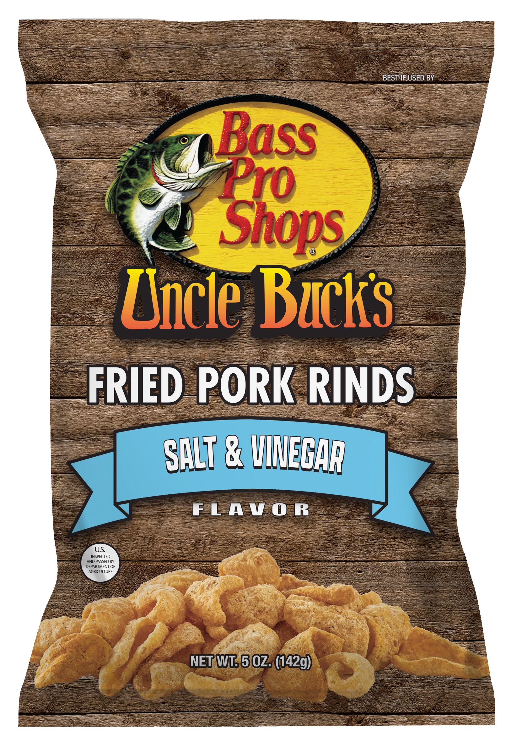 Bass Pro Shops Uncle Buck's Salt and Vinegar Fried Pork Rinds
