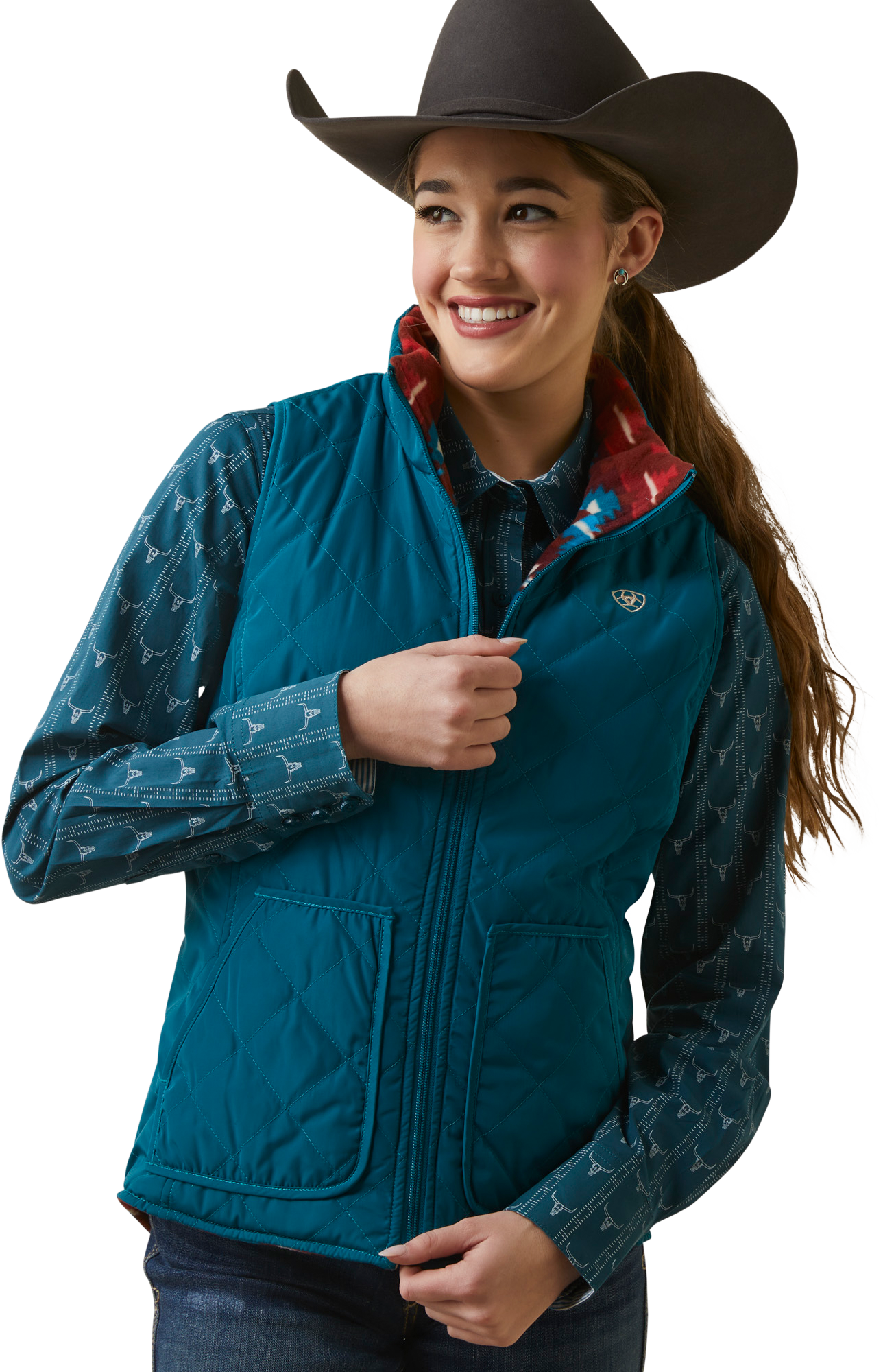 Carhartt Rugged Flex Canvas Insulated Rib-Collar Vest for Ladies