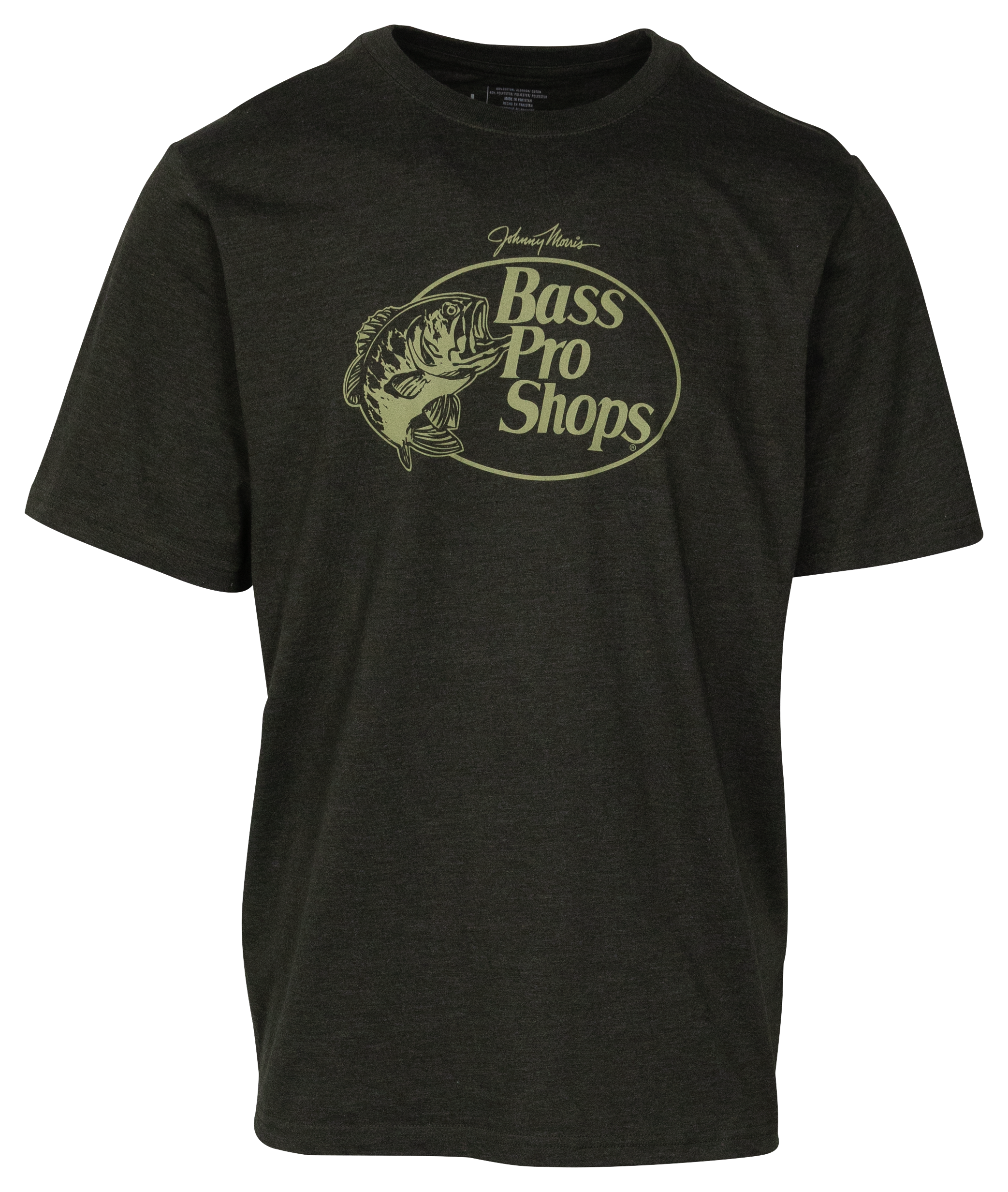 Bass Pro Shops Original Logo 2.0 Short-Sleeve T-Shirt for Men - Olive Heather - M